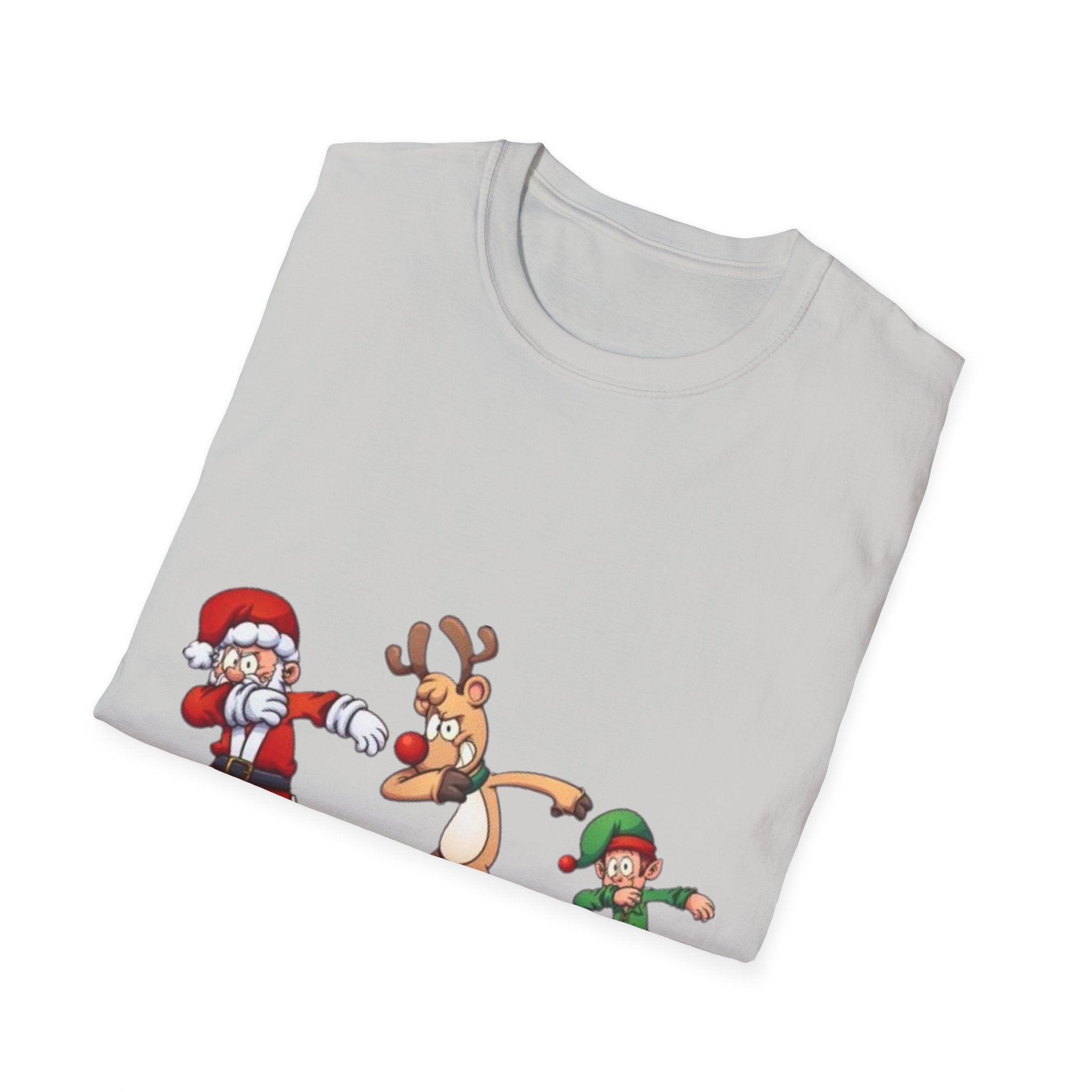 Dabbing Christmas Unisex Softstyle T-Shirt