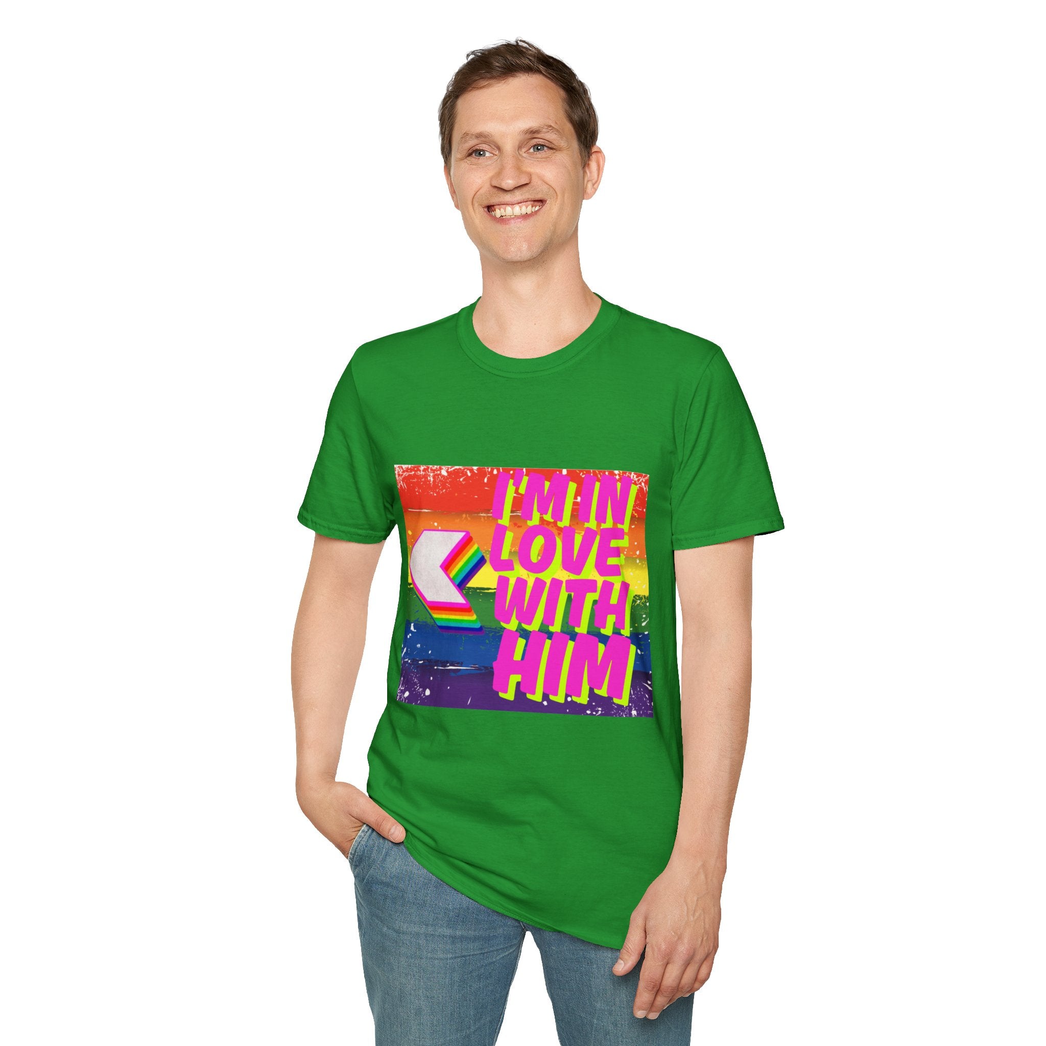 I'm In Love With Him Unisex Softstyle T-Shirt