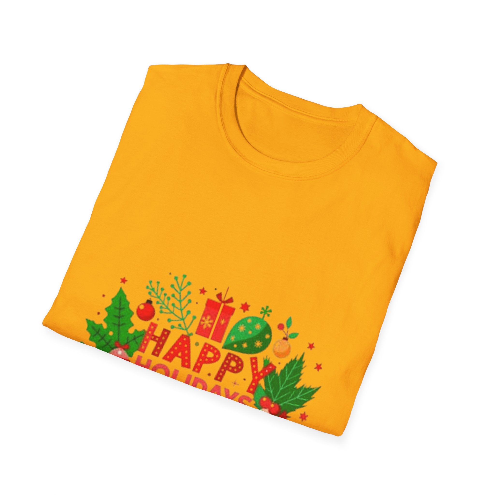 Happy Holidays Unisex Softstyle T-Shirt