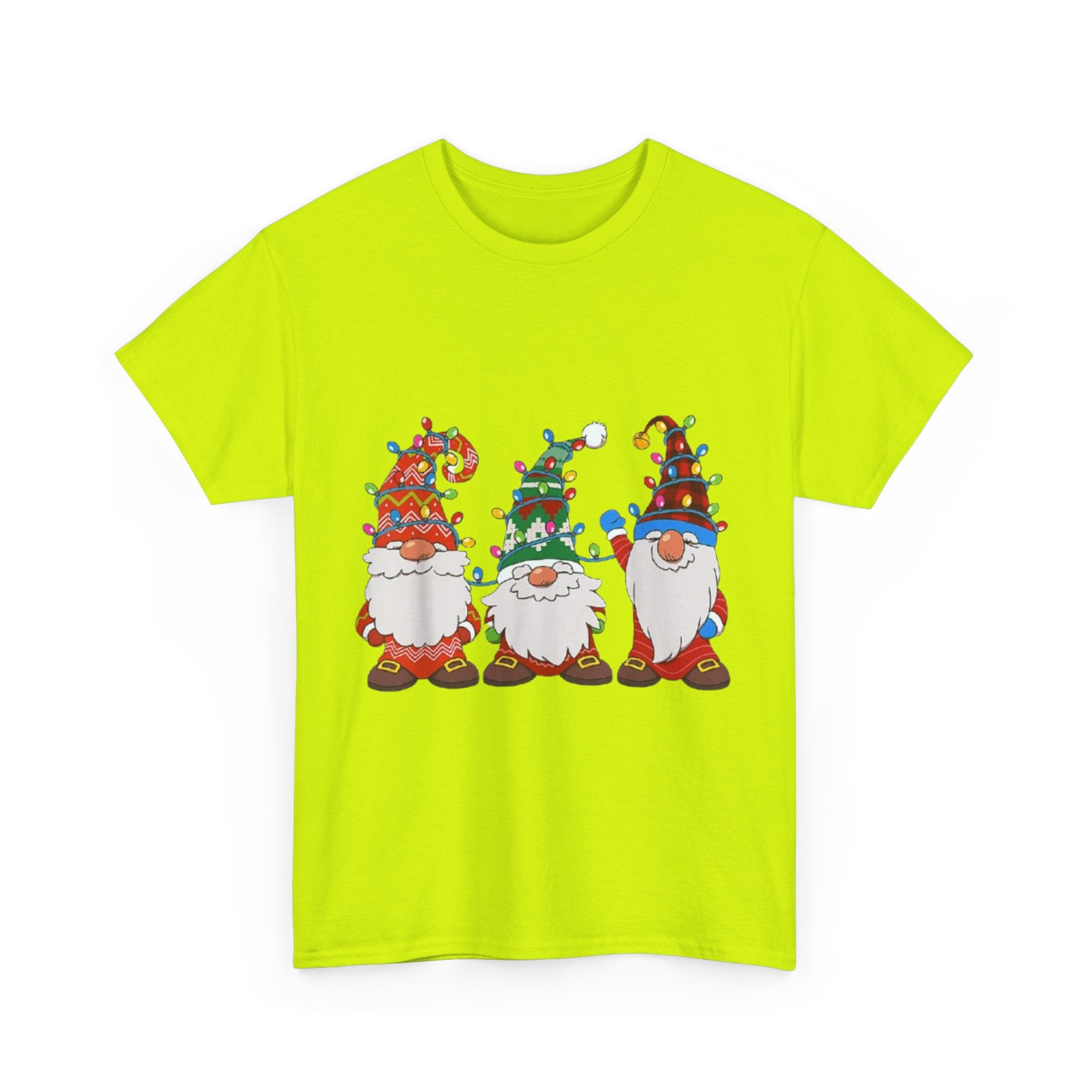 Christmas Gnome Unisex Heavy Cotton T-Shirt