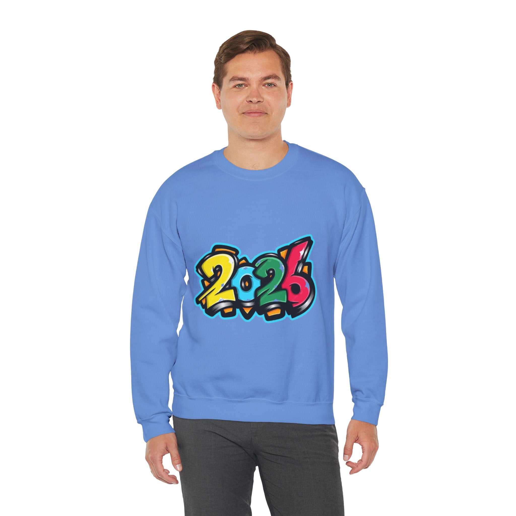 2026 Graffiti Style Unisex Heavy Blend™ Crewneck Sweatshirt