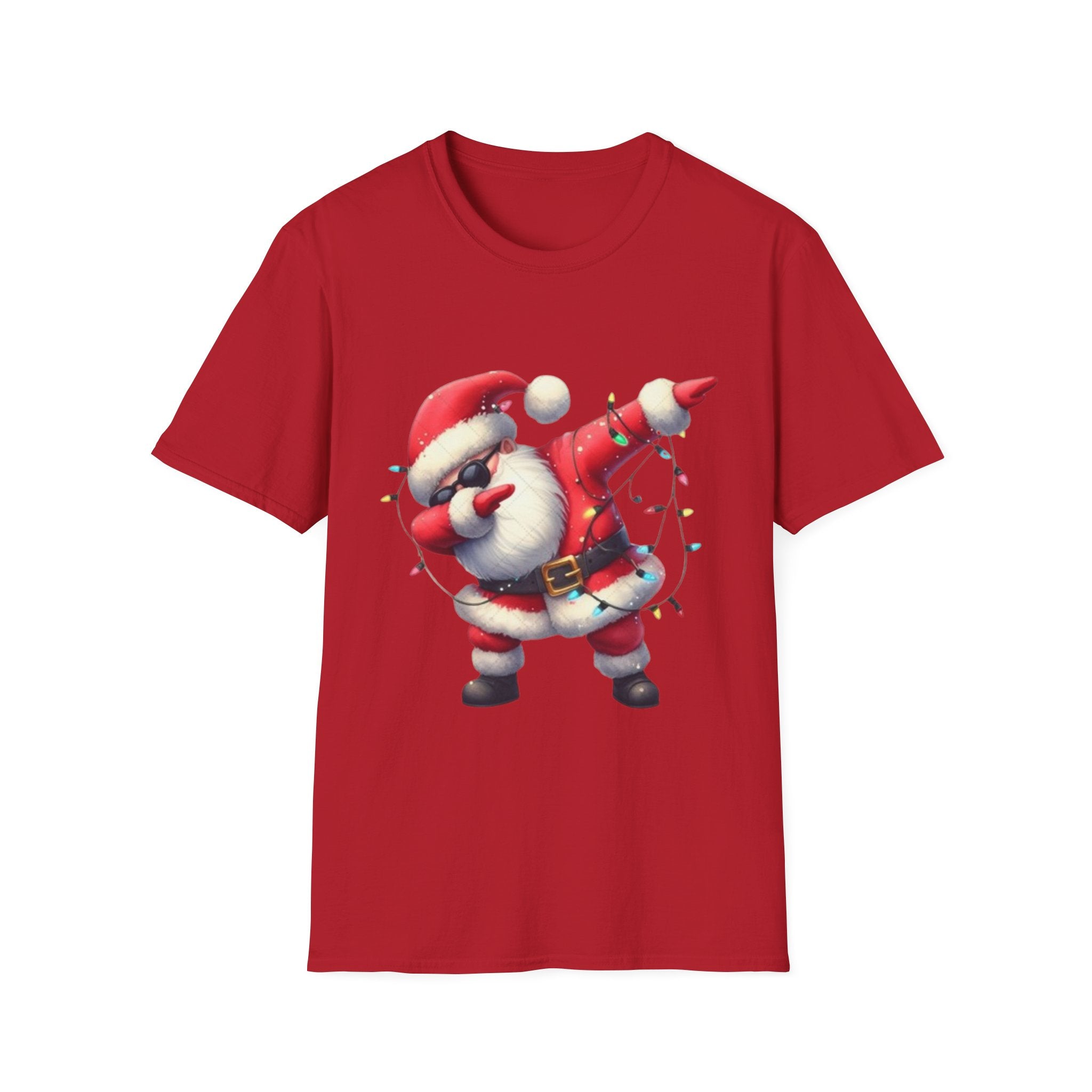 Dabbing Santa Unisex Softstyle T-Shirt
