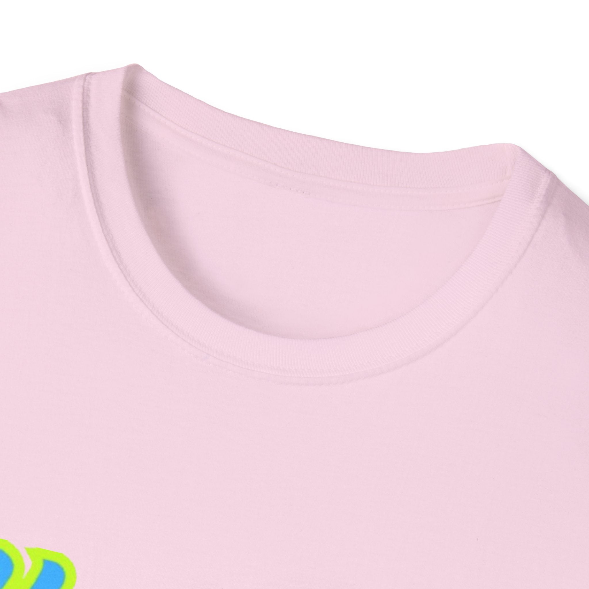 Hop Into Groovy Vibes Bunny Unisex Softstyle T-Shirt