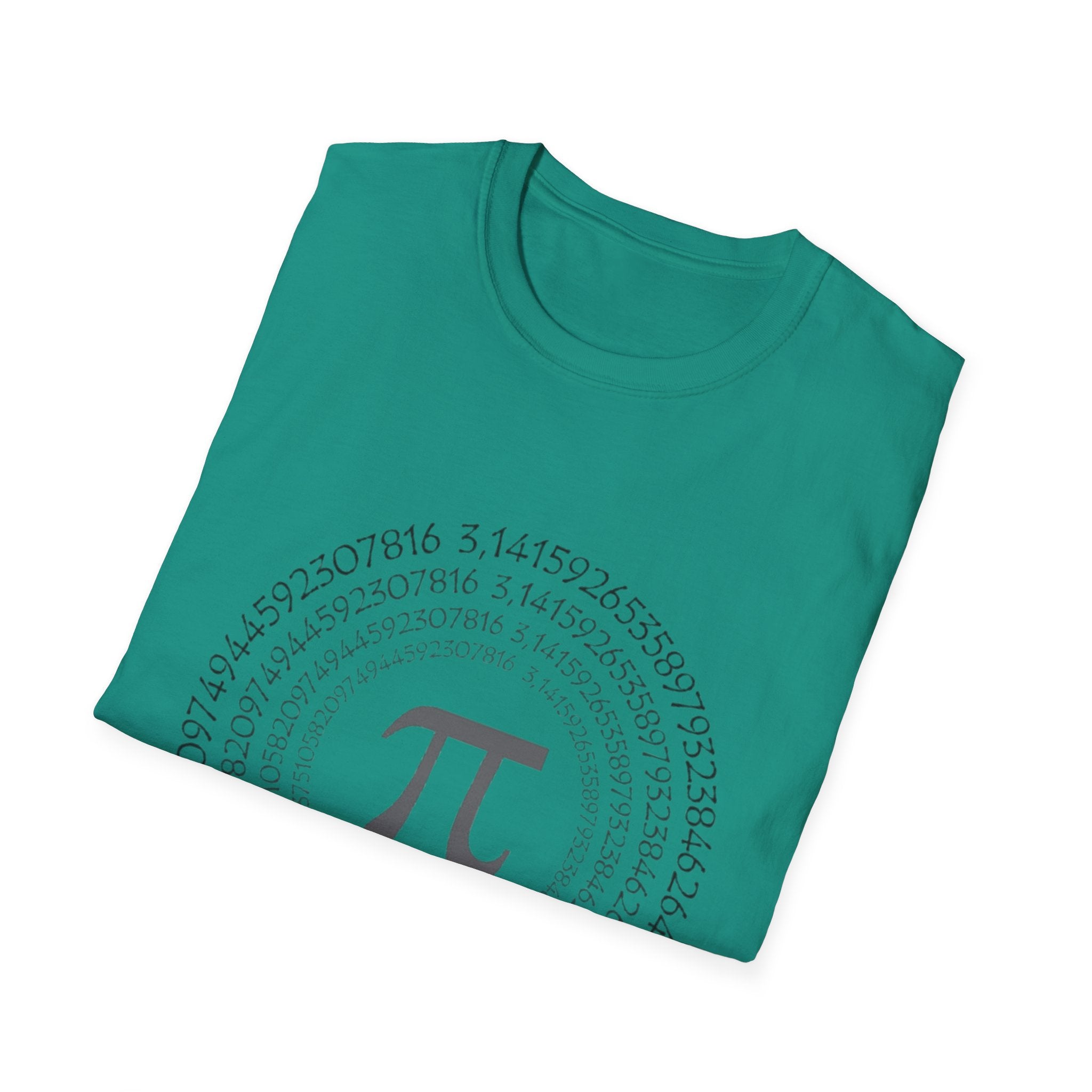 Pi Day Themed Unisex Softstyle T-Shirt