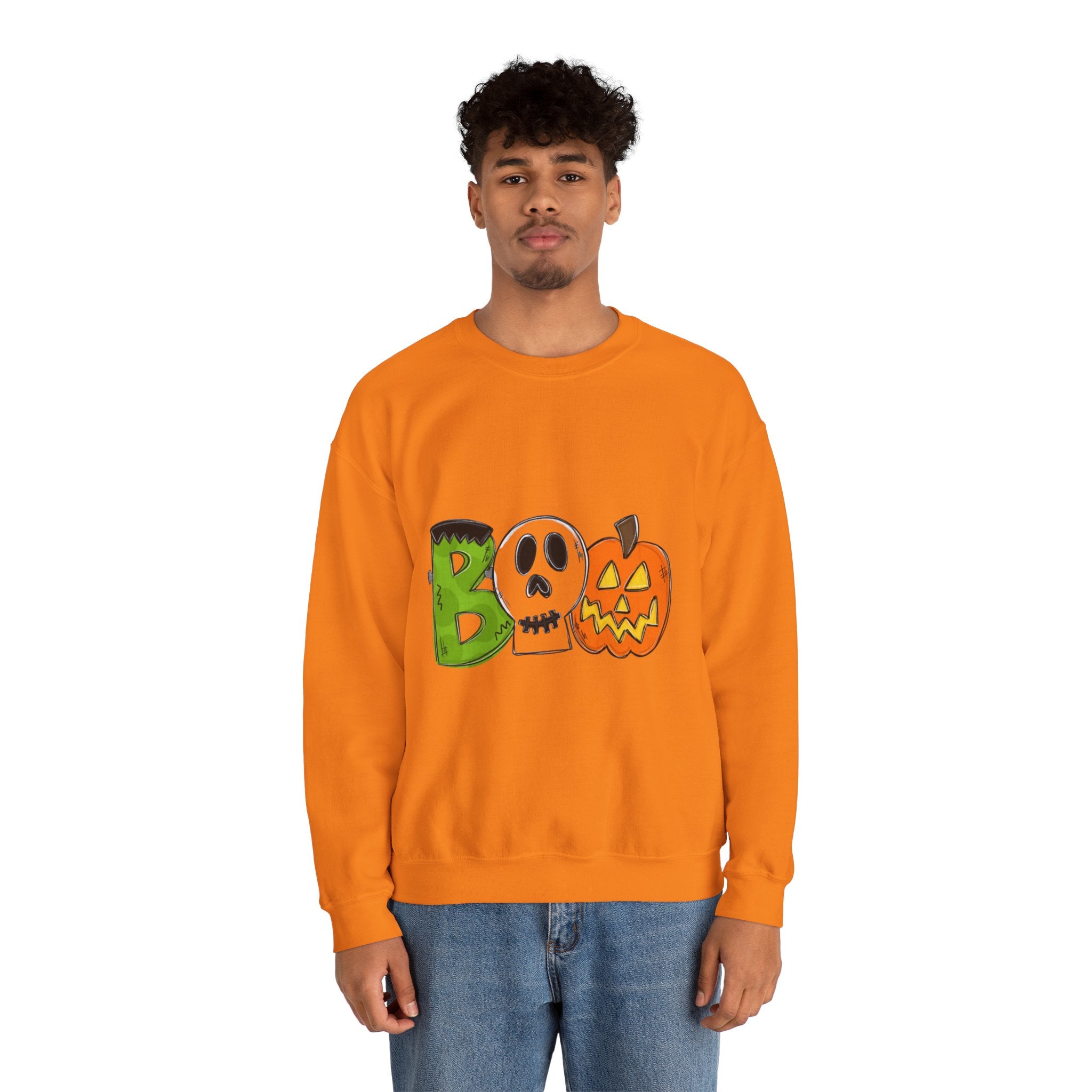 Halloween Boo Unisex Heavy Blend™ Crewneck Sweatshirt