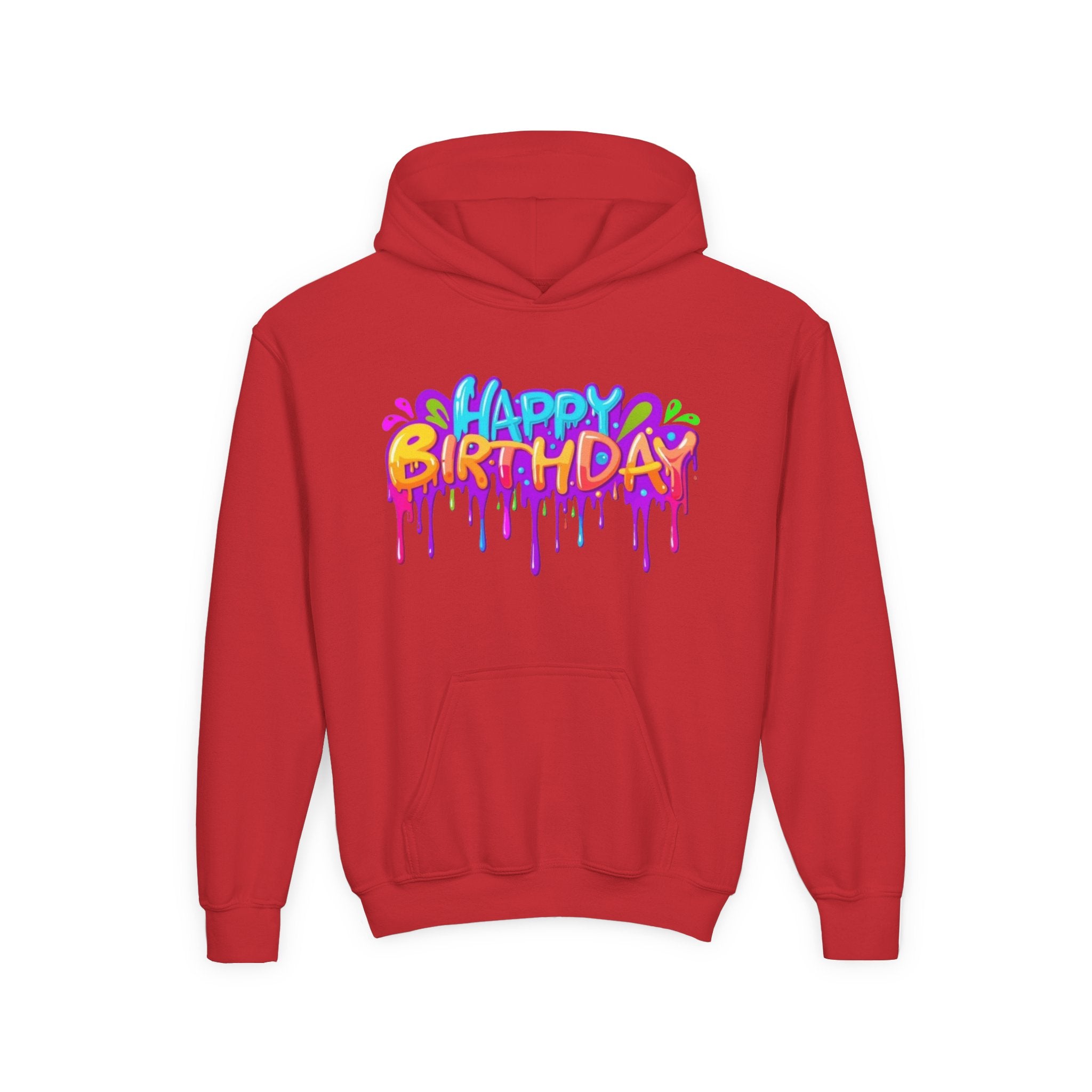Happy Birthday Youth Heavy Blend Hoodie Personalize It!
