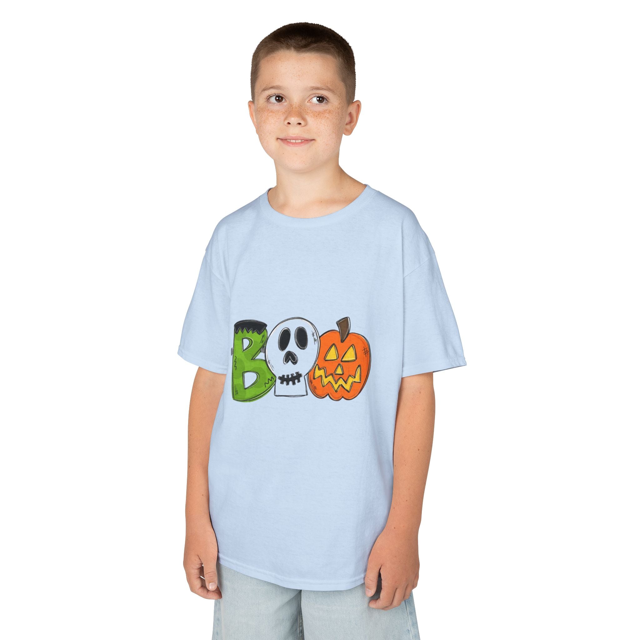 Halloween BOO Kids Short Sleeve T-Shirt