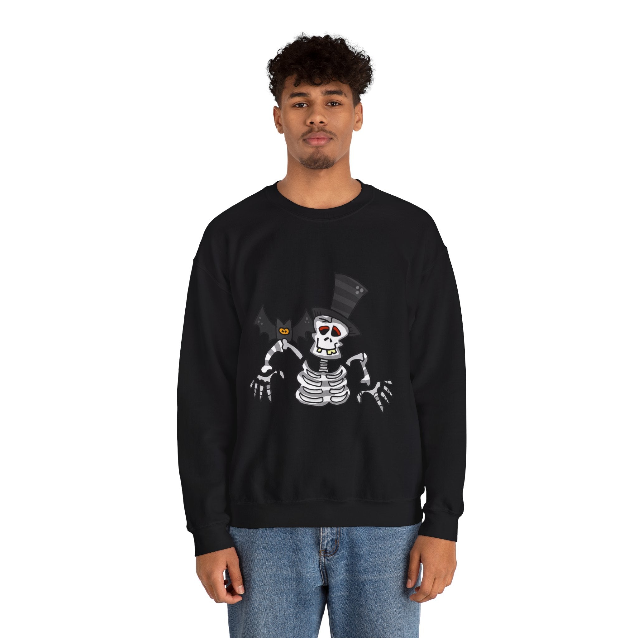 Halloween Skeleton Unisex Crewneck Sweatshirt