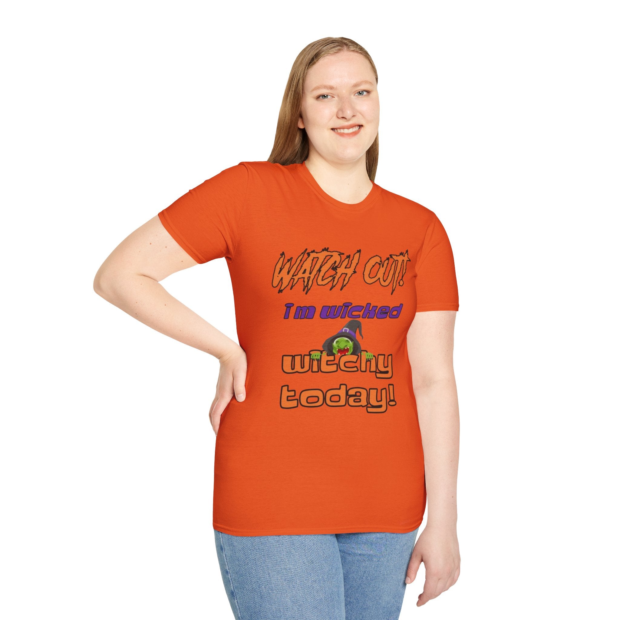 Watch Out I'm Wicked Witchy Today Unisex Softstyle T-Shirt