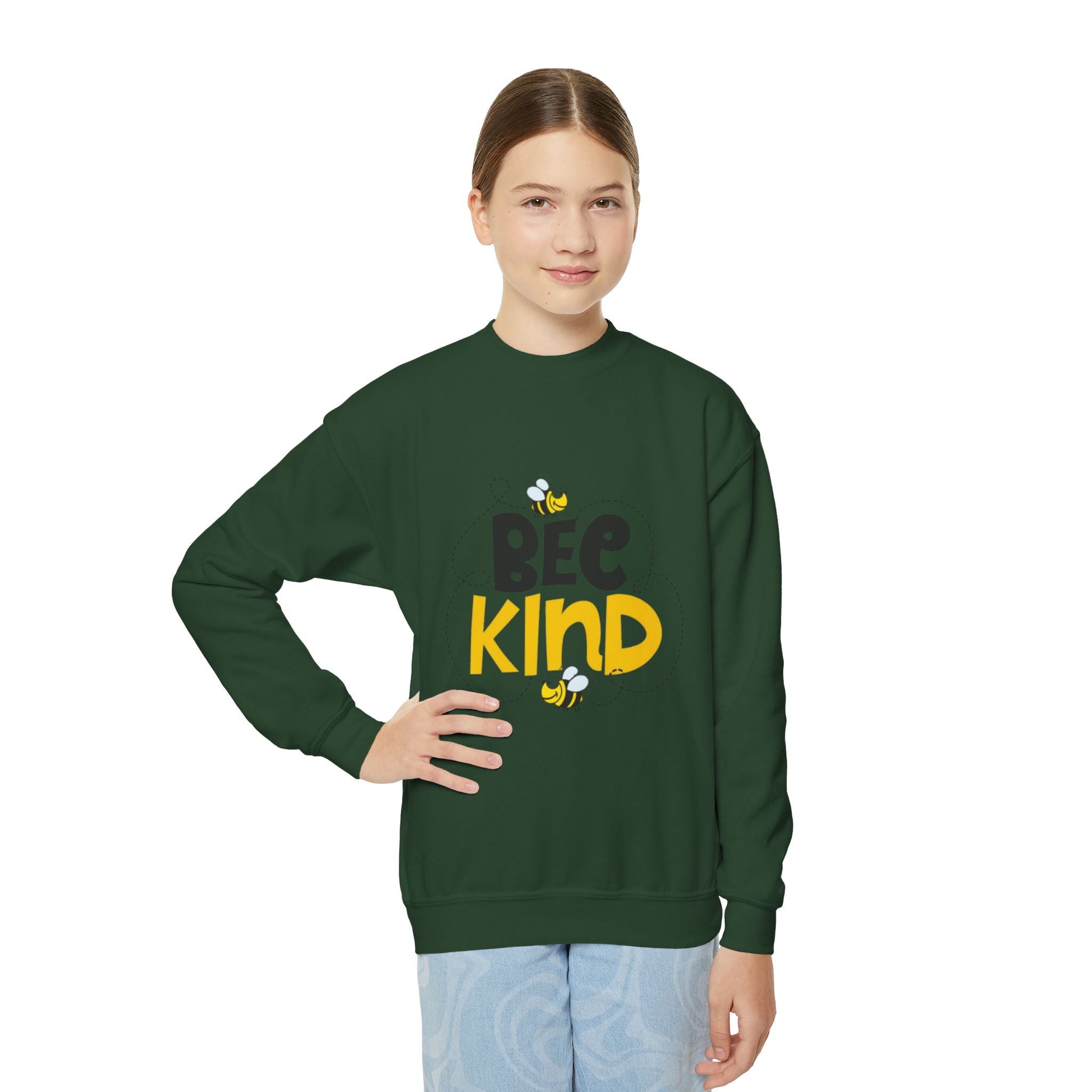 Bee Kind Youth Crewneck Sweatshirt