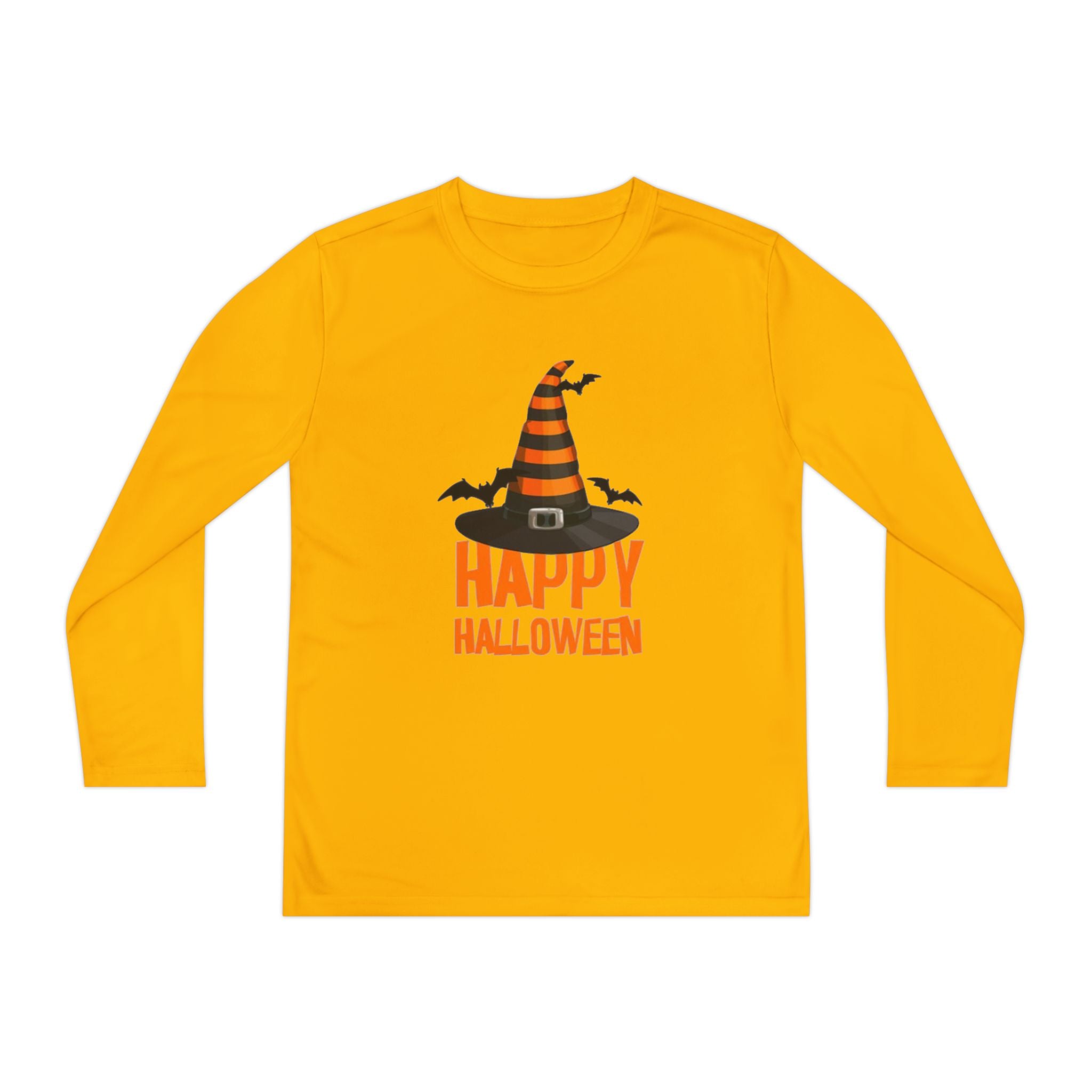 Happy Halloween Youth Long Sleeve Competitor T-Shirt