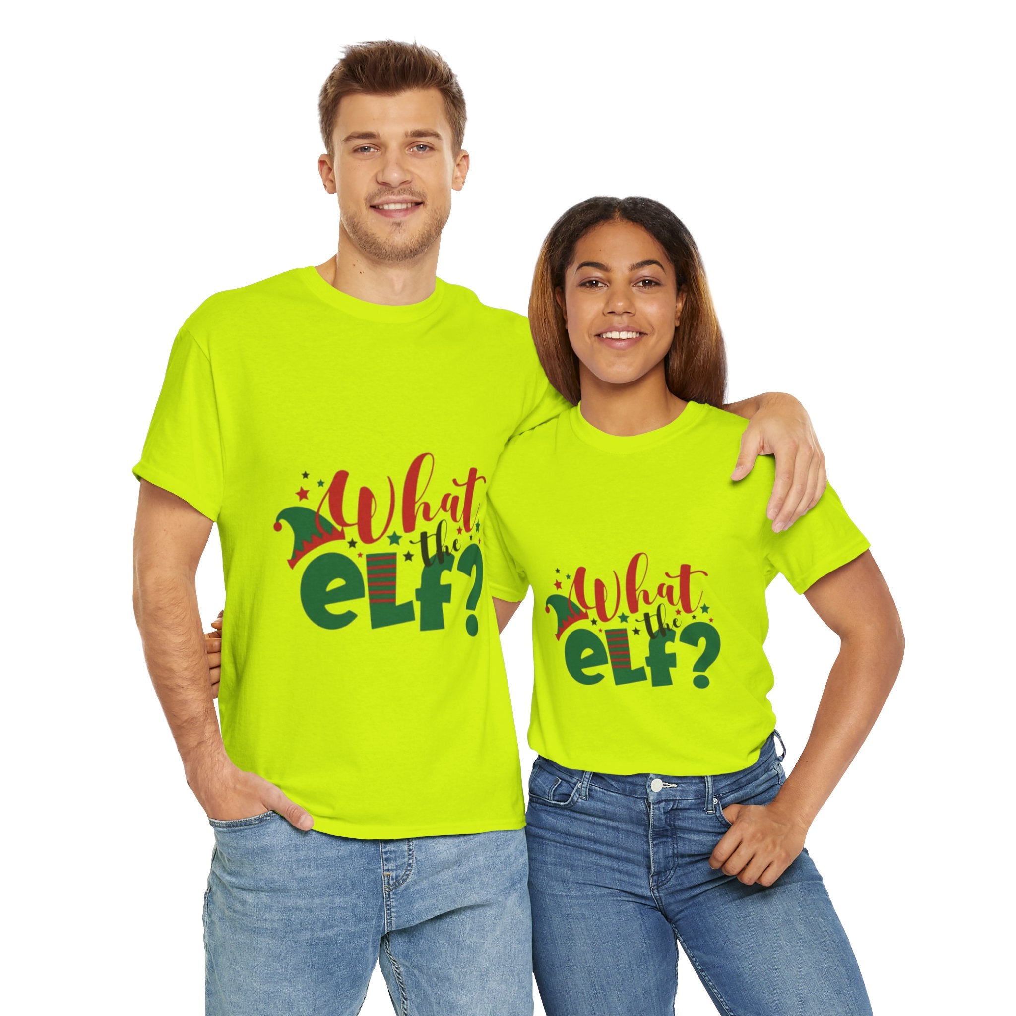 What the Elf? Unisex Heavy Cotton T-Shirt