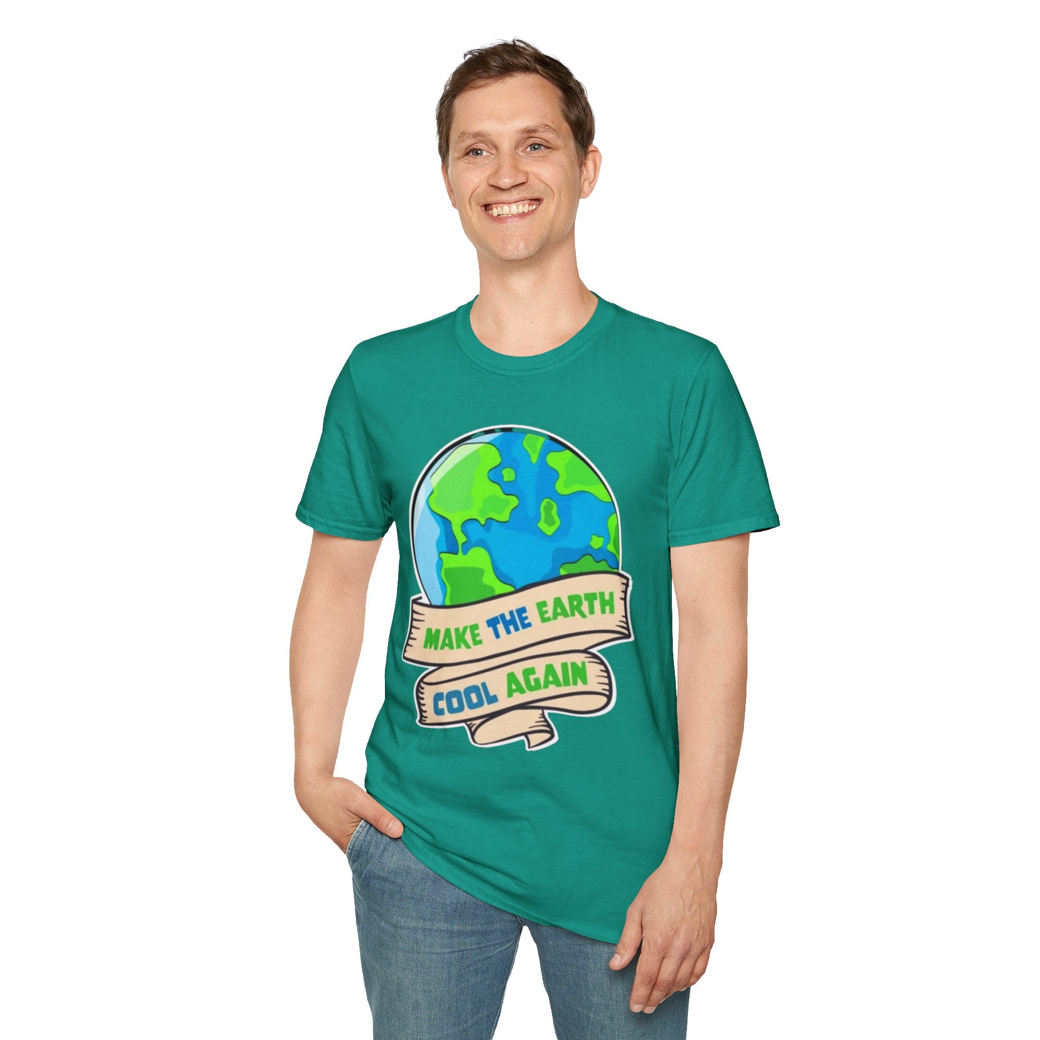 Make The Earth Cool Again Unisex Softstyle T-Shirt
