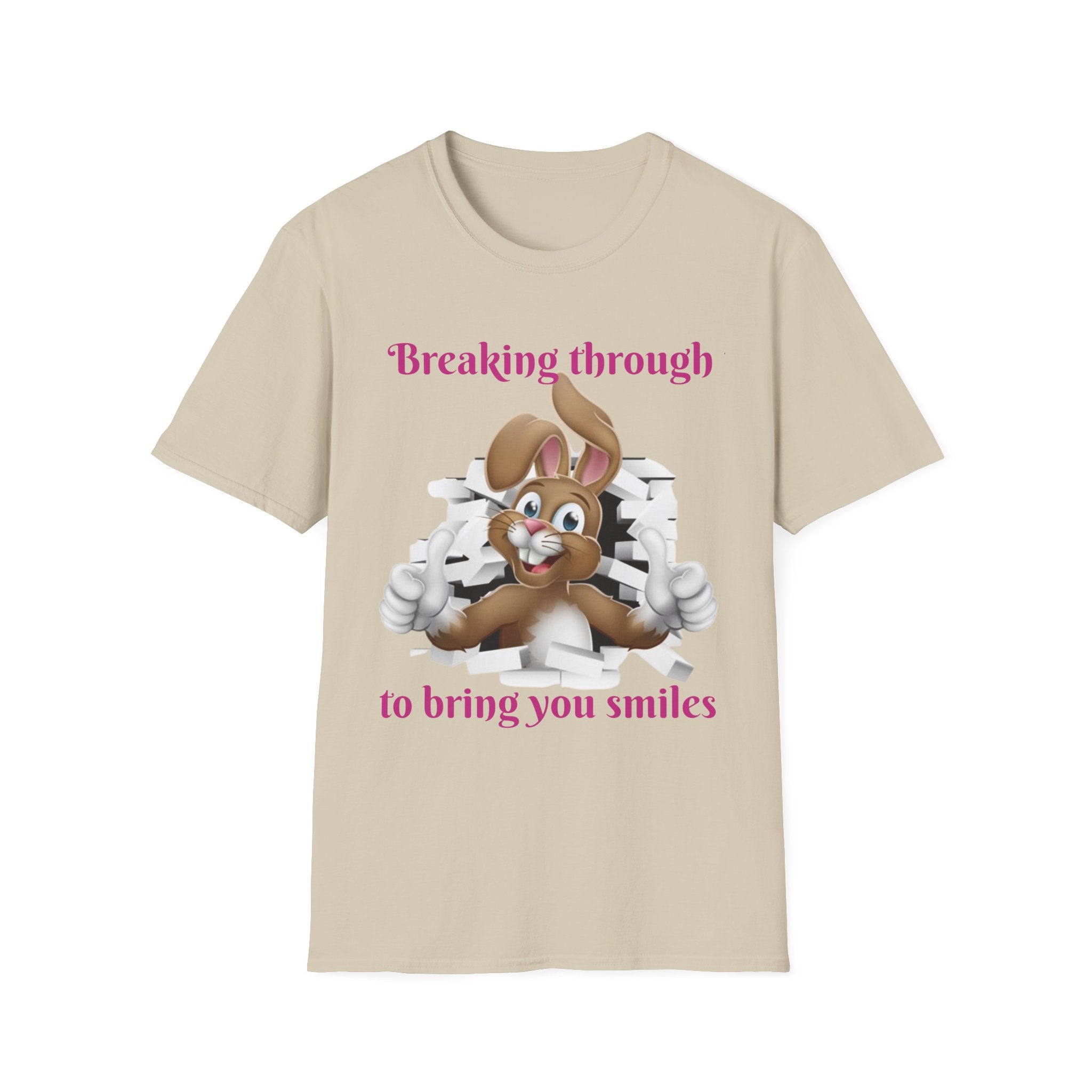 Breaking Through To Bring You Smiles Unisex Softstyle T-Shirt