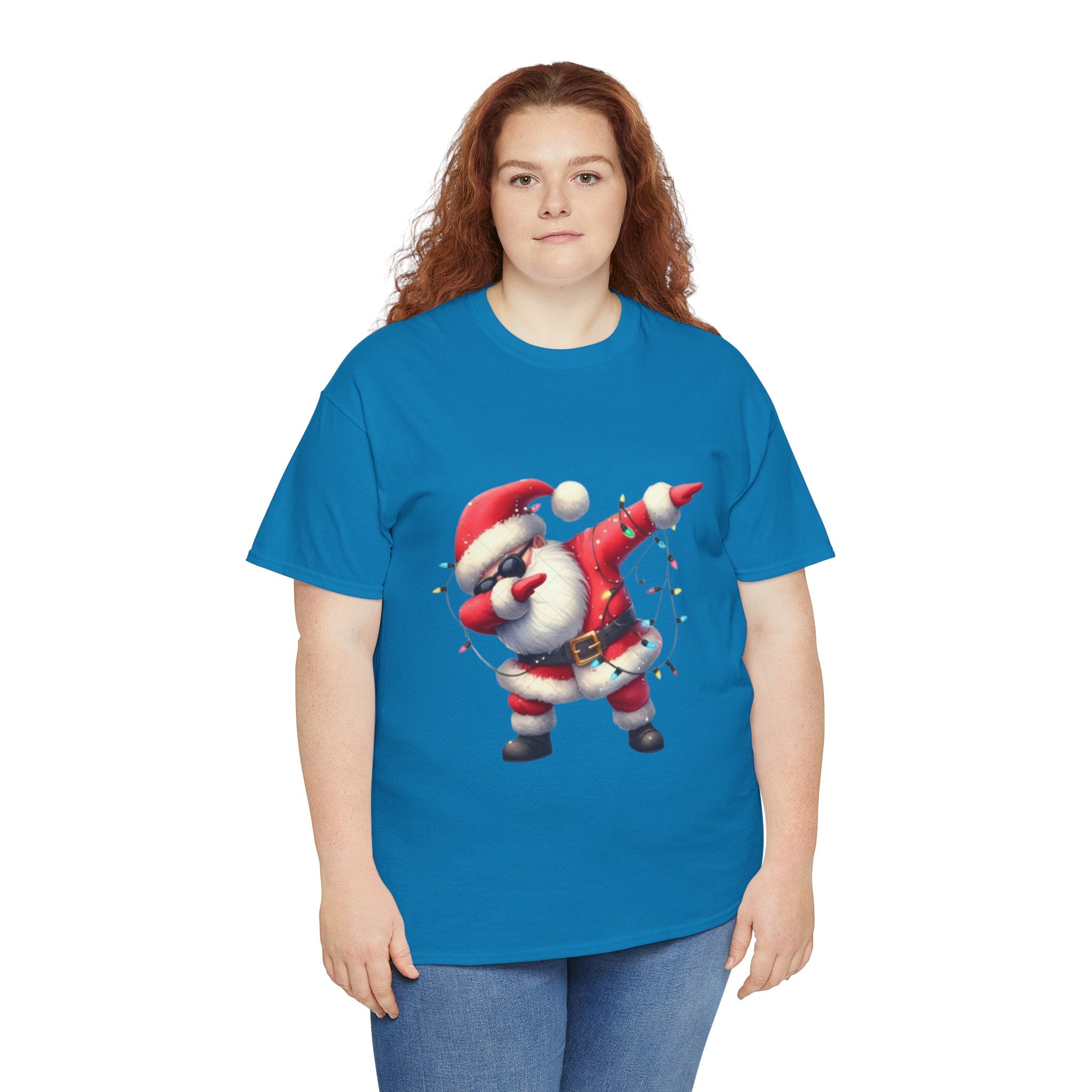 Dabbing Santa Unisex Heavy Cotton T-Shirt