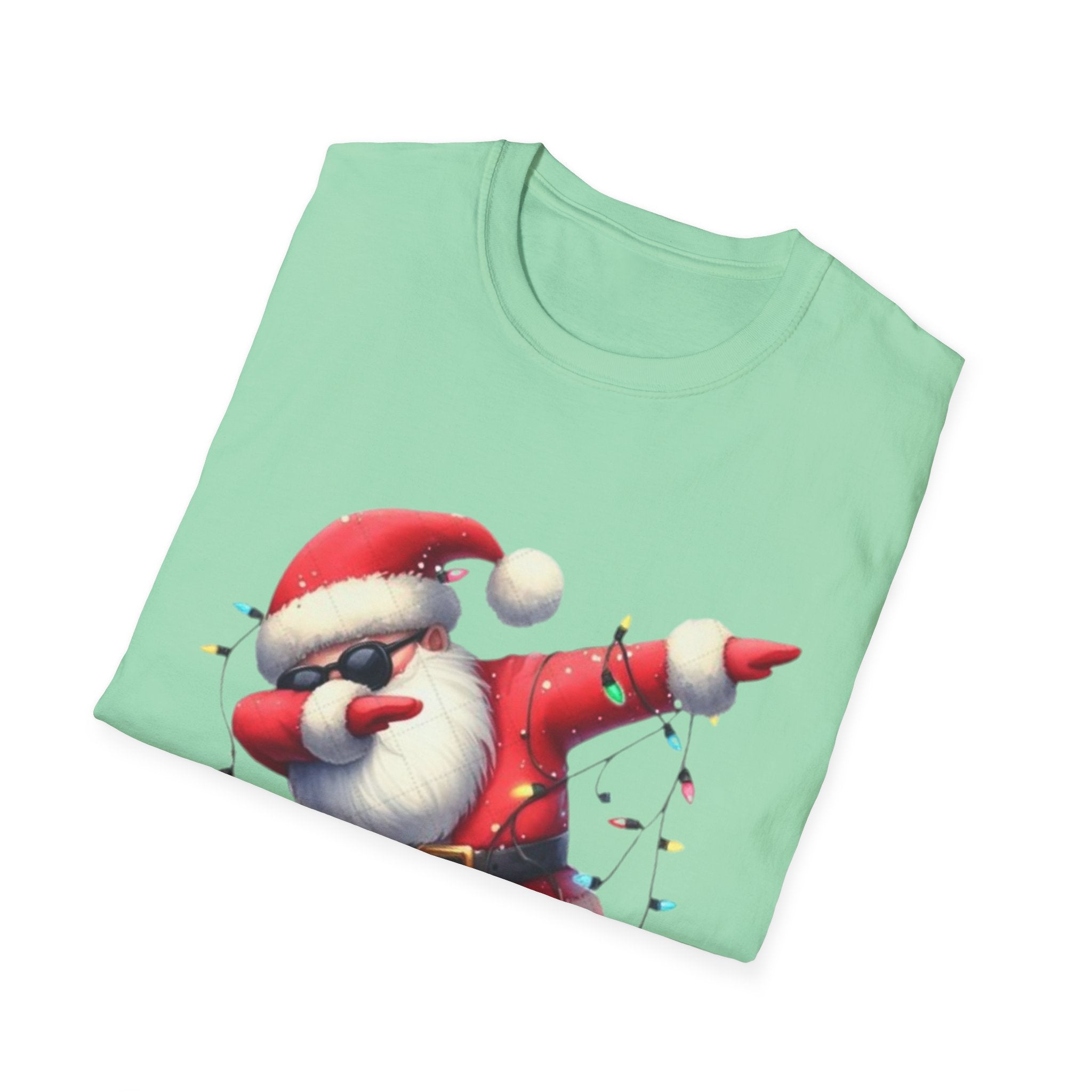 Dabbing Santa Unisex Softstyle T-Shirt