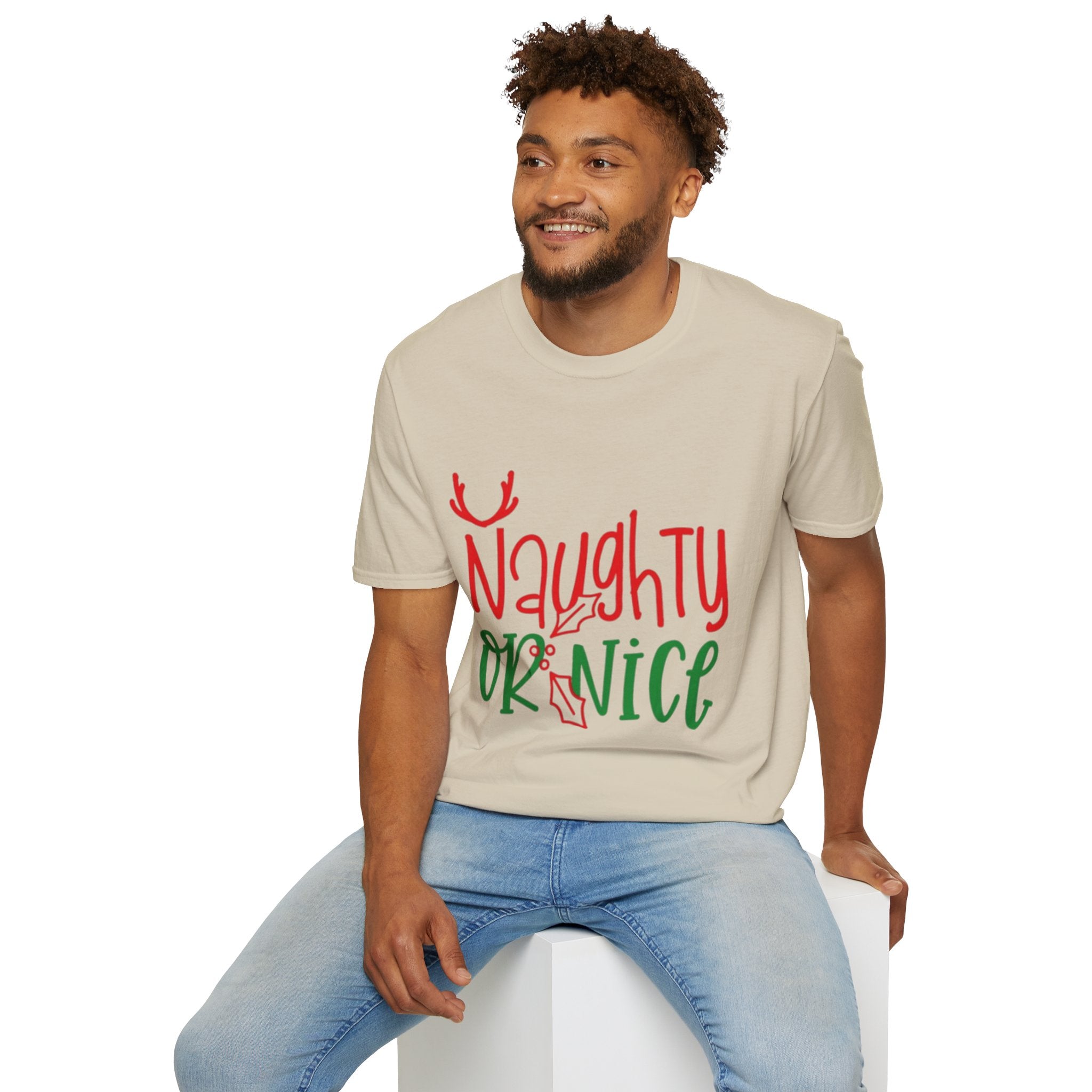 Naughty Or Nice Unisex Softstyle T-Shirt