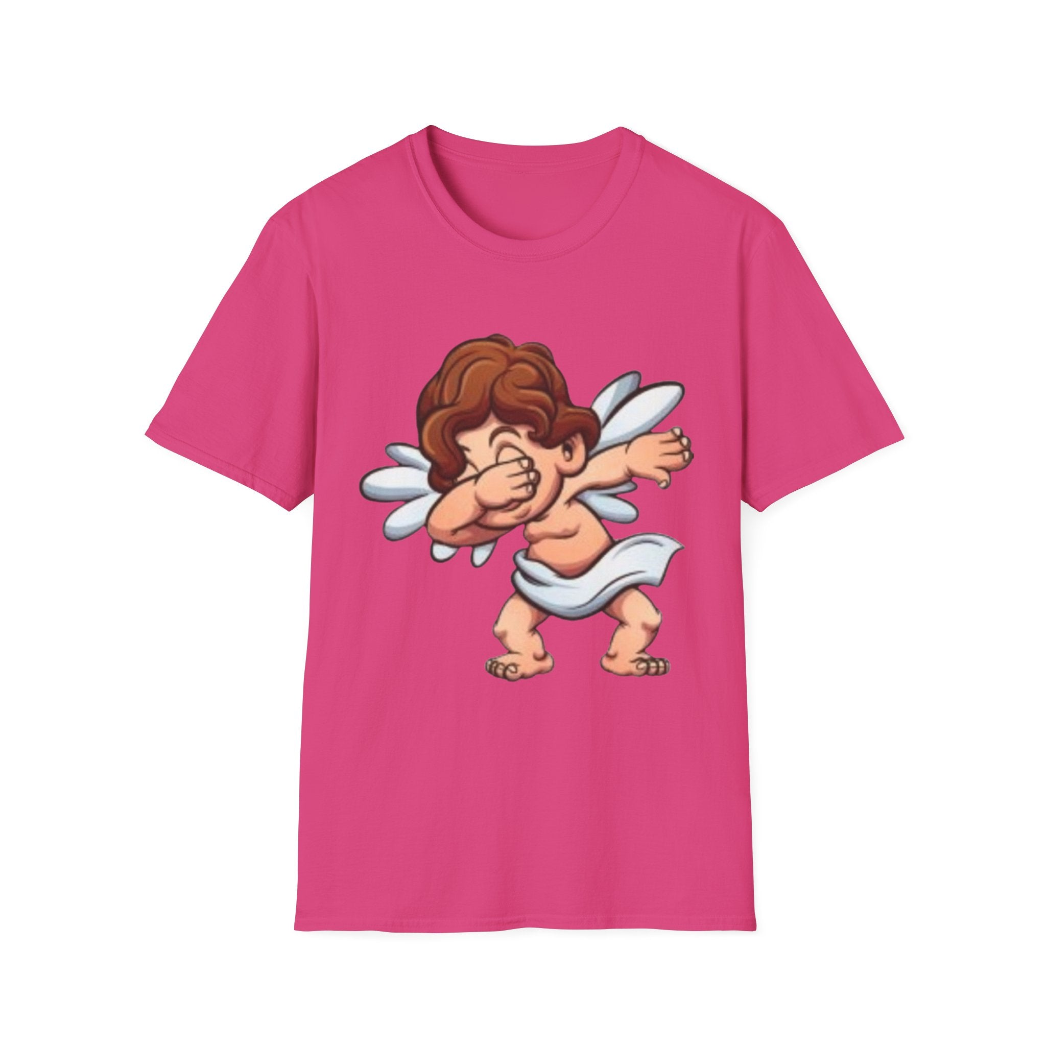 Dabbing Double Sided Angel & Devil Unisex Softstyle T-Shirt