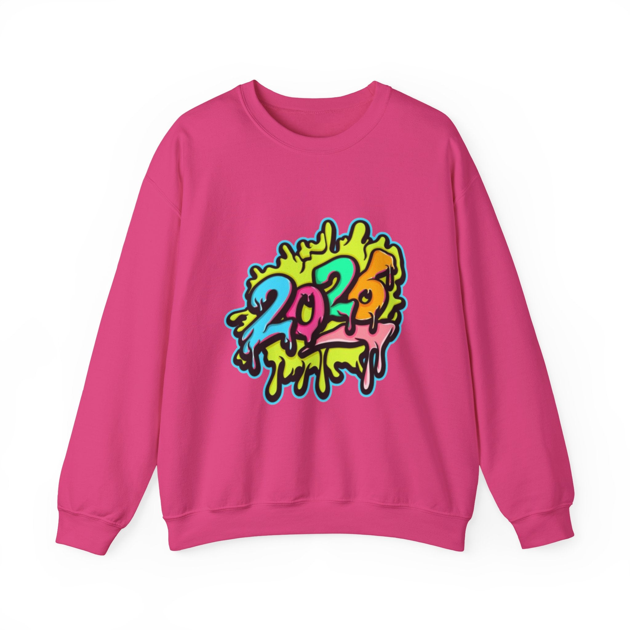 2026 Colorful Drip Design Unisex Sweatshirt
