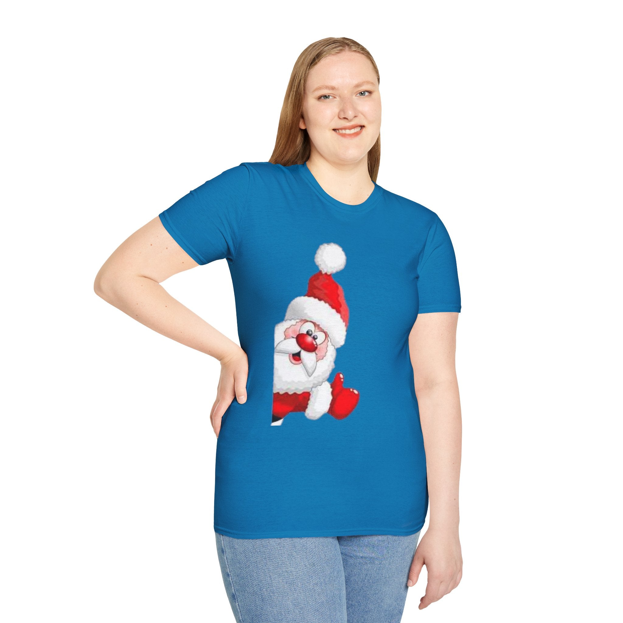 Festive Santa Unisex Softstyle T-Shirt