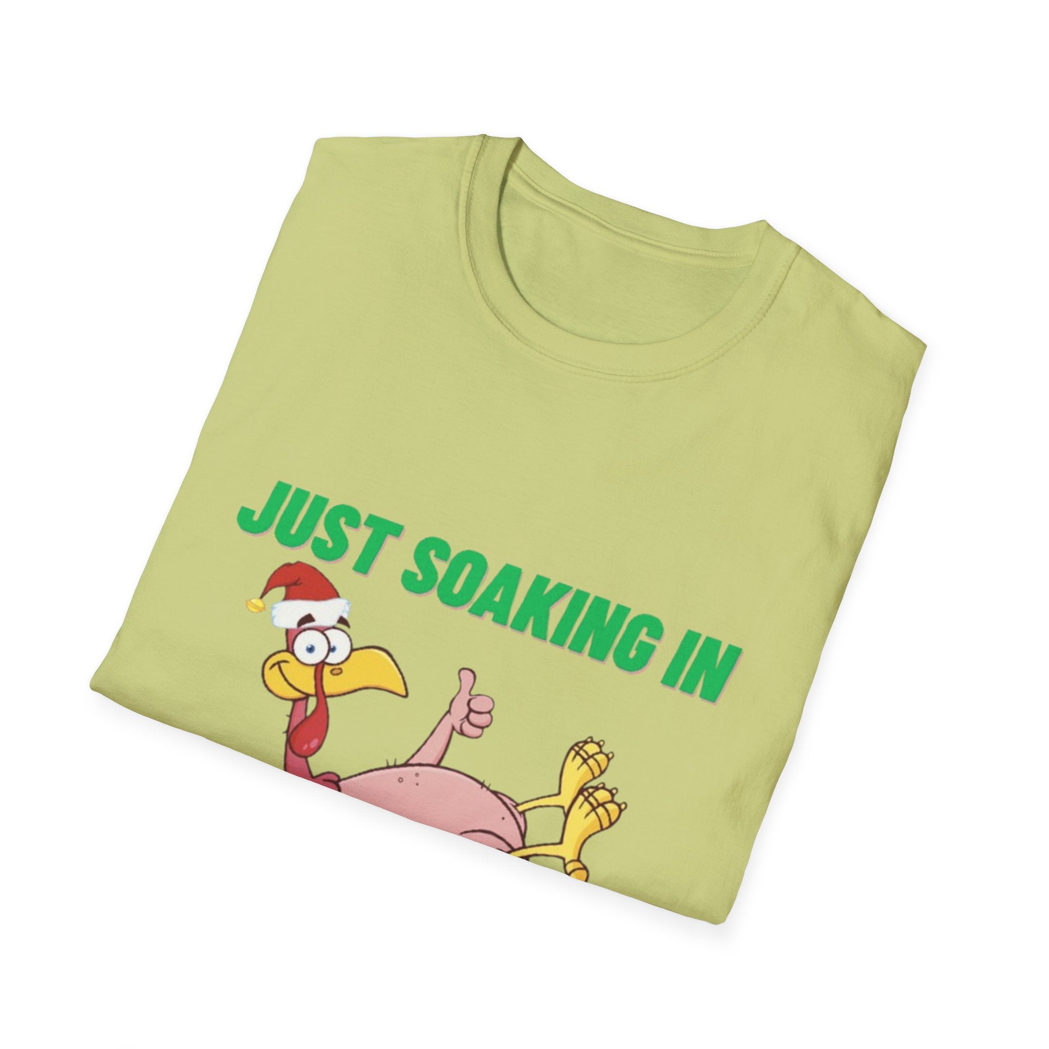 Just Soaking In The Holiday Spirit Unisex Softstyle T-Shirt