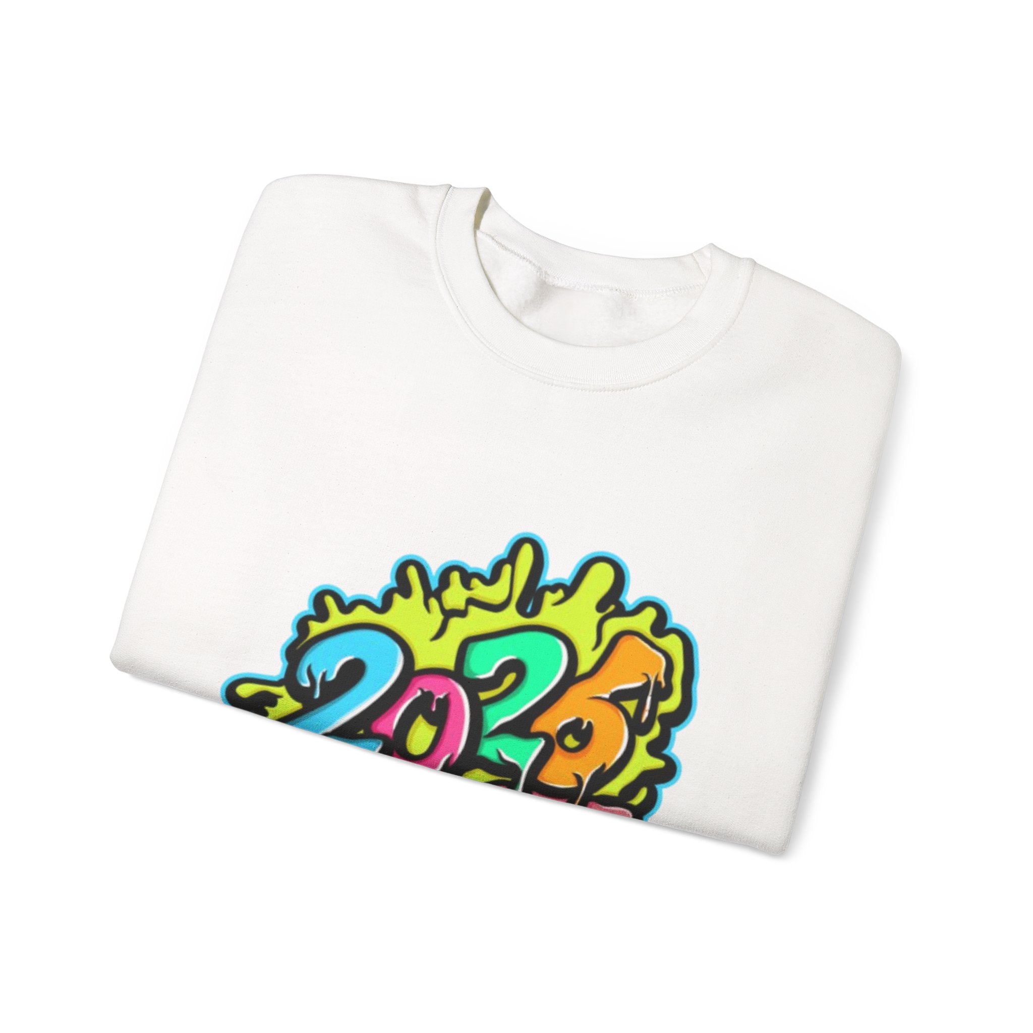 2026 Colorful Drip Design Unisex Sweatshirt
