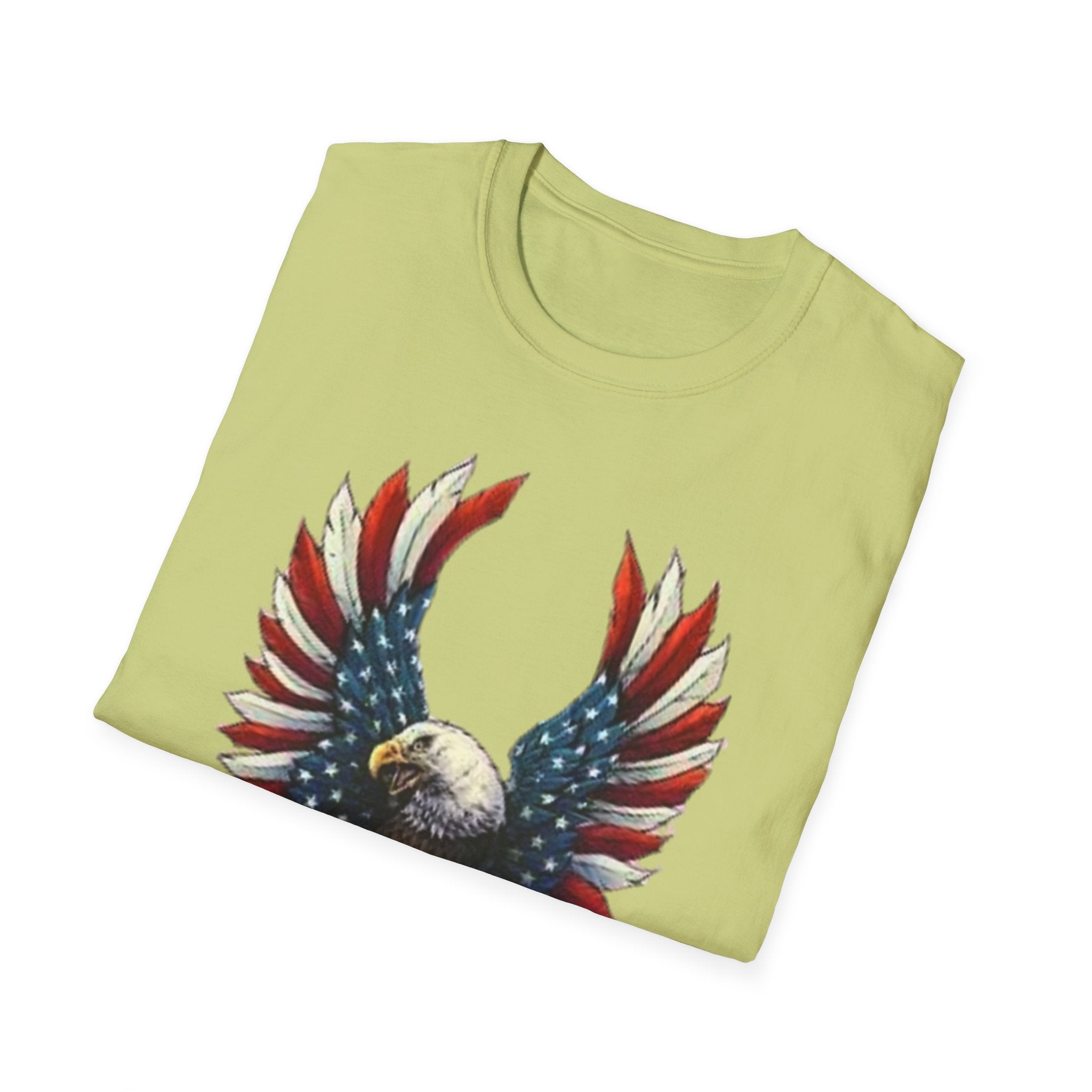 Patriotic Eagle Unisex Softstyle T-Shirt