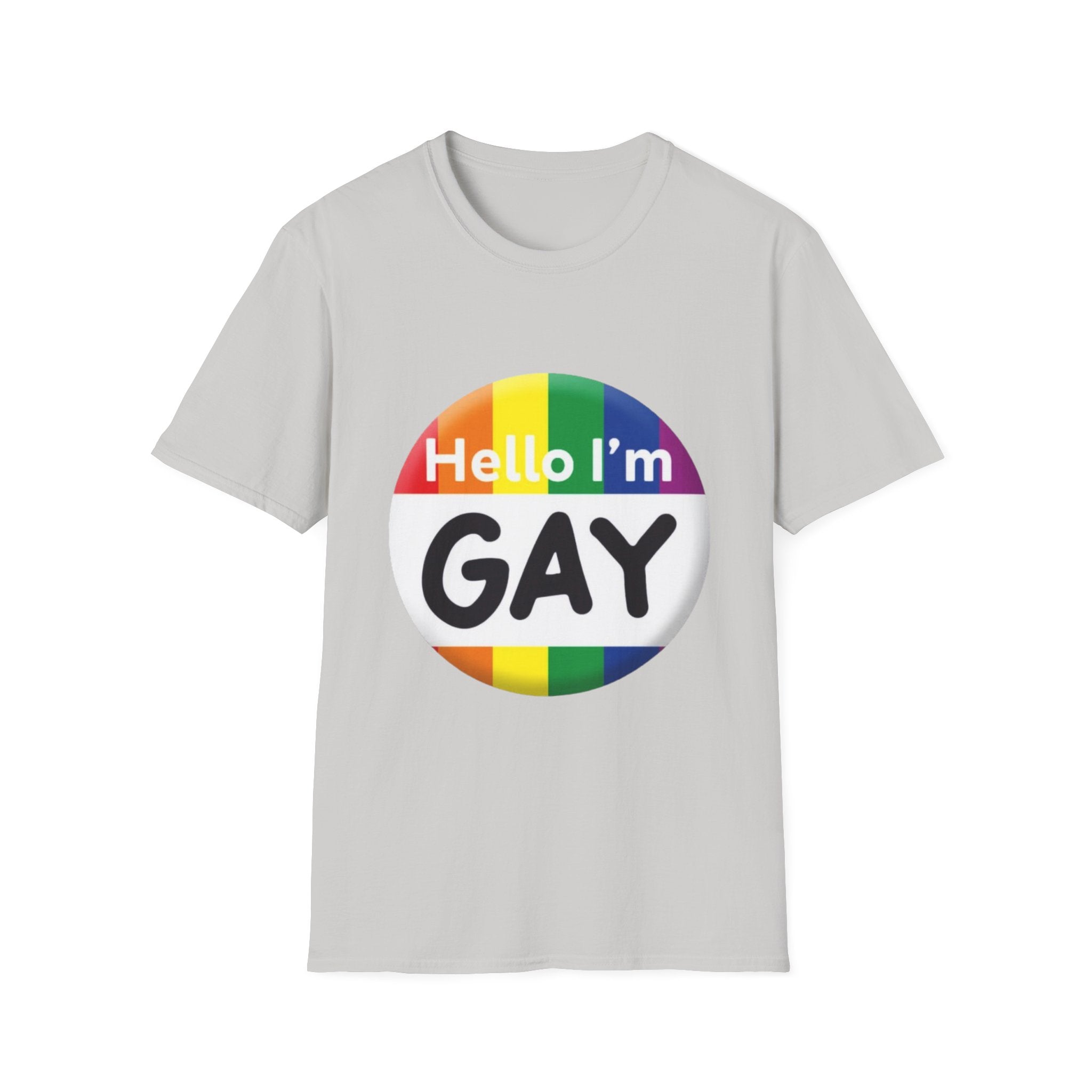 Hello I'm Gay Unisex Softstyle T-Shirt