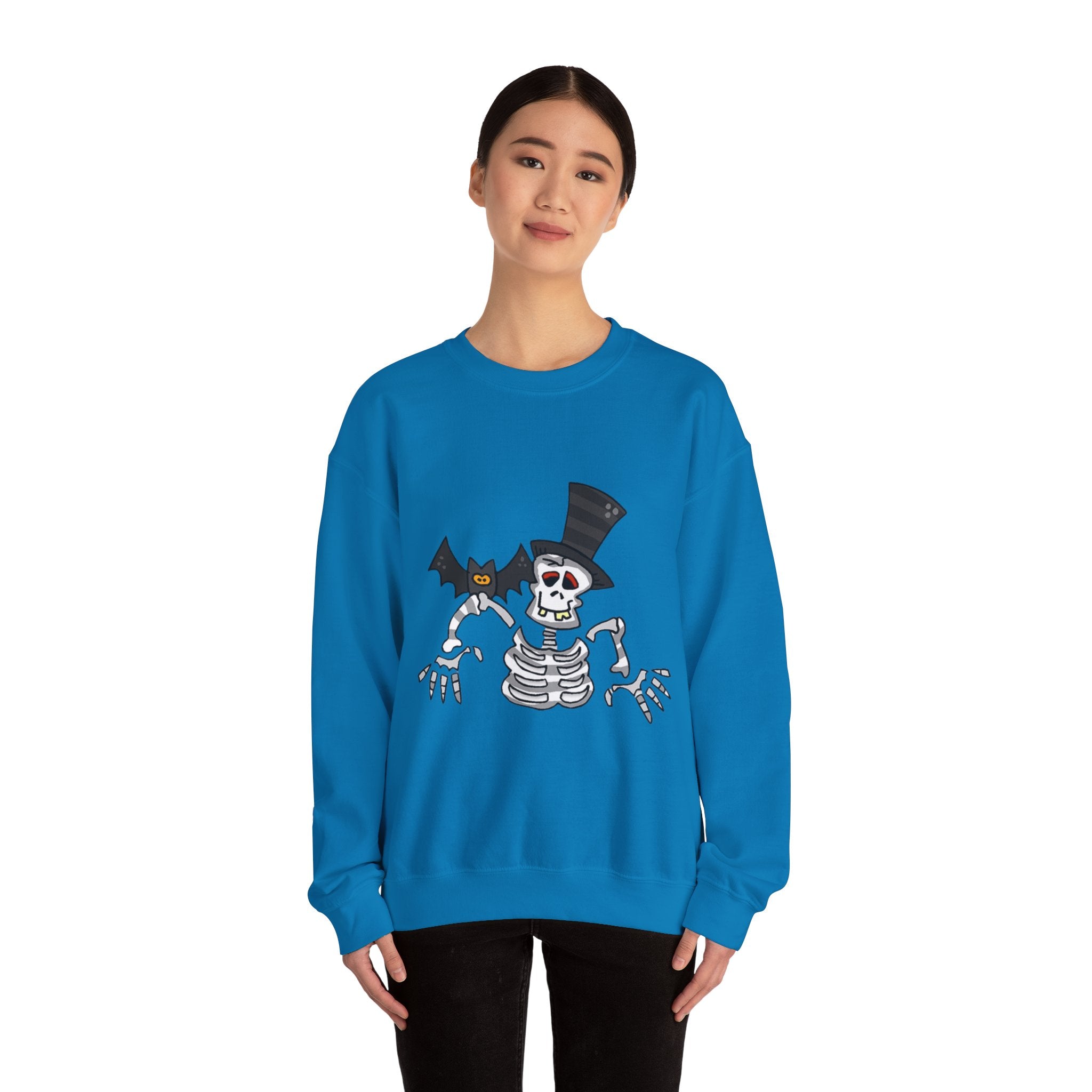 Halloween Skeleton Unisex Crewneck Sweatshirt