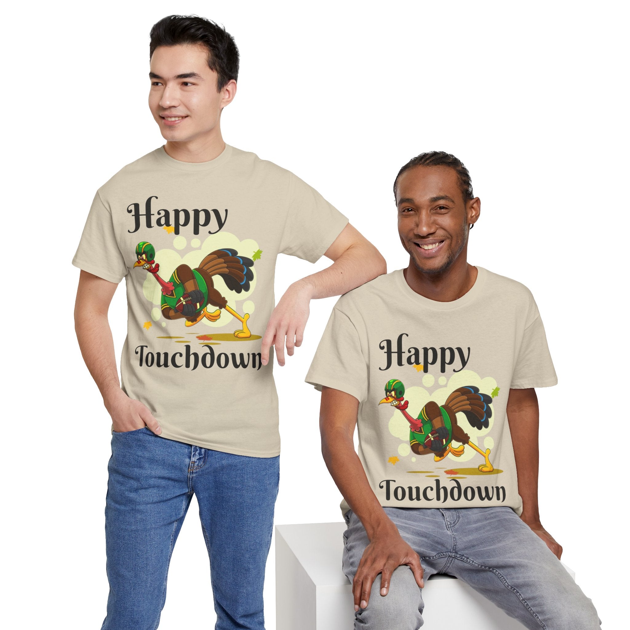 Happy Touchdown Unisex Heavy Cotton T-Shirt