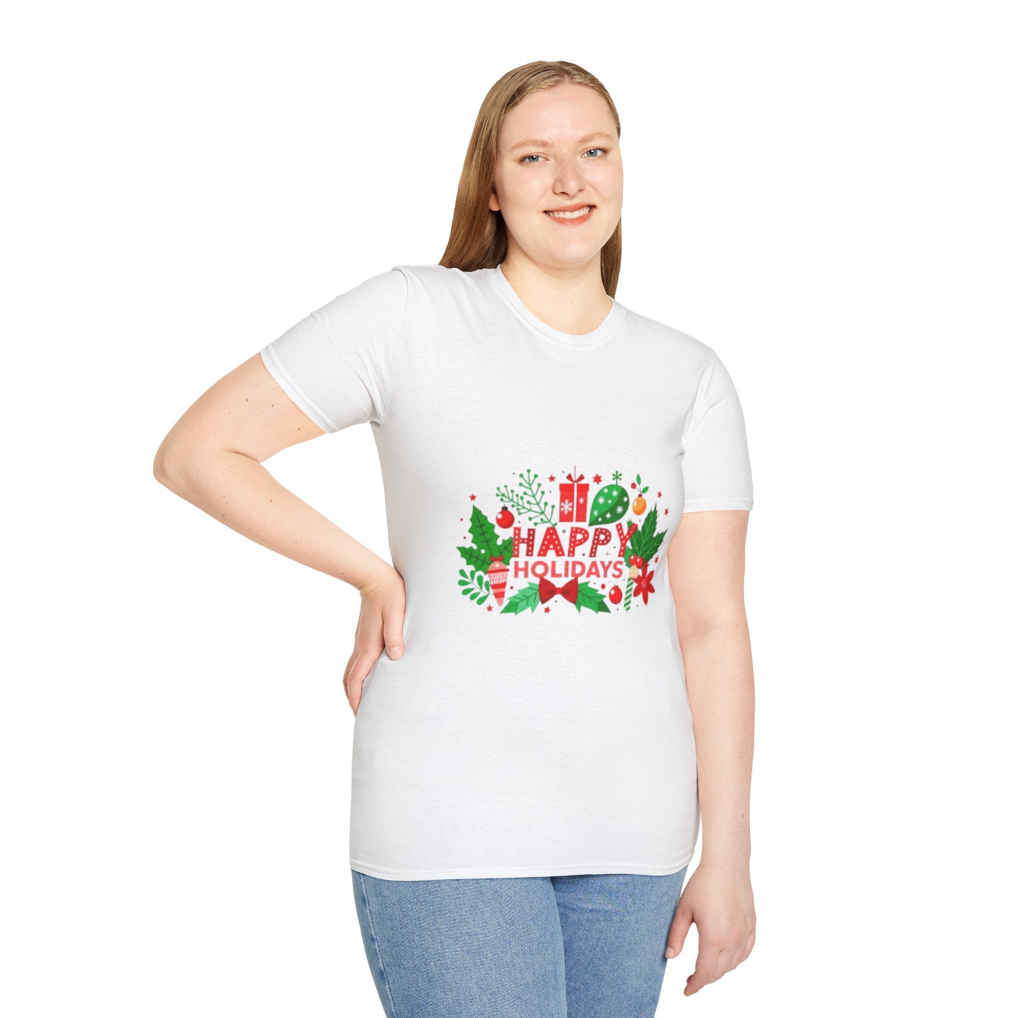 Happy Holidays Unisex Softstyle T-Shirt