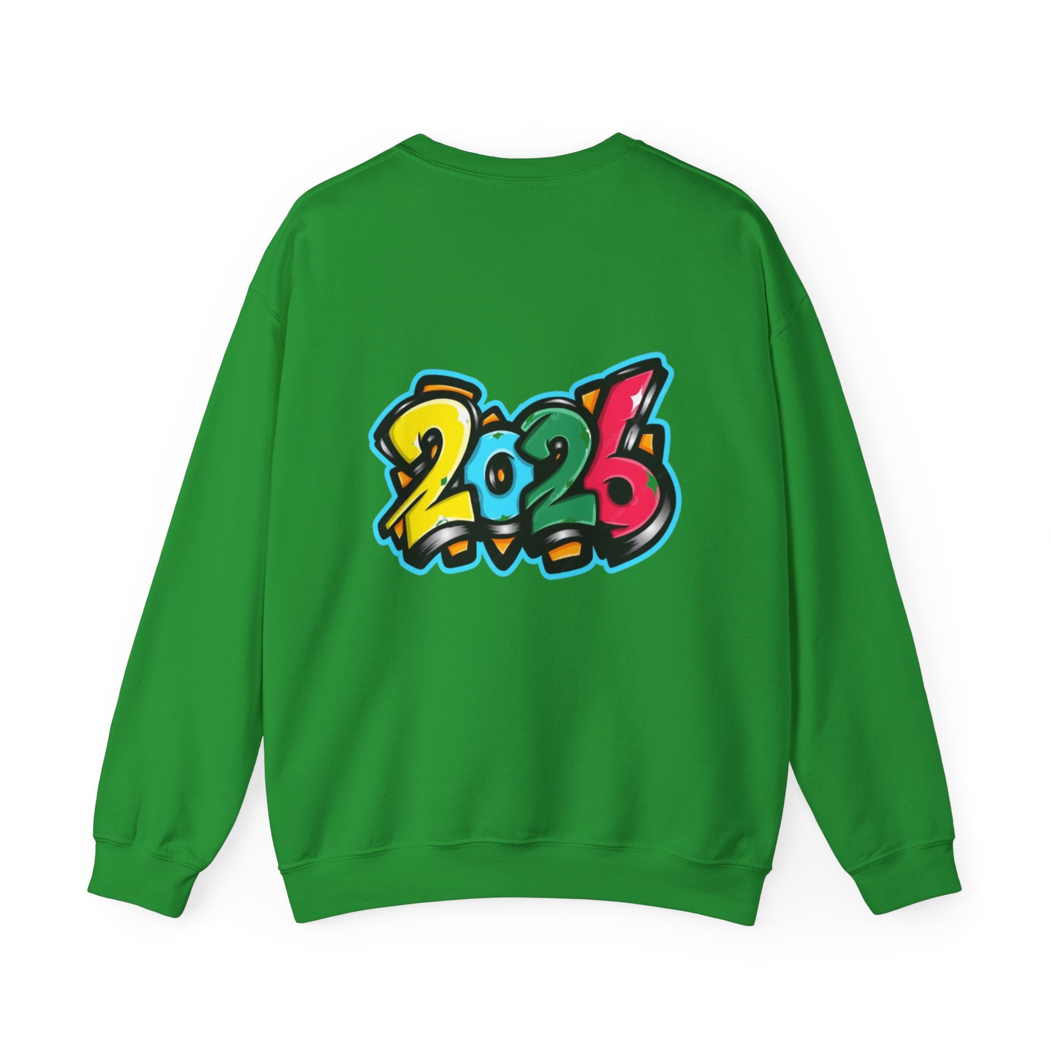 2026 Happy New Year DOUBLE SIDED Unisex Heavy Blend™ Crewneck Sweatshirt