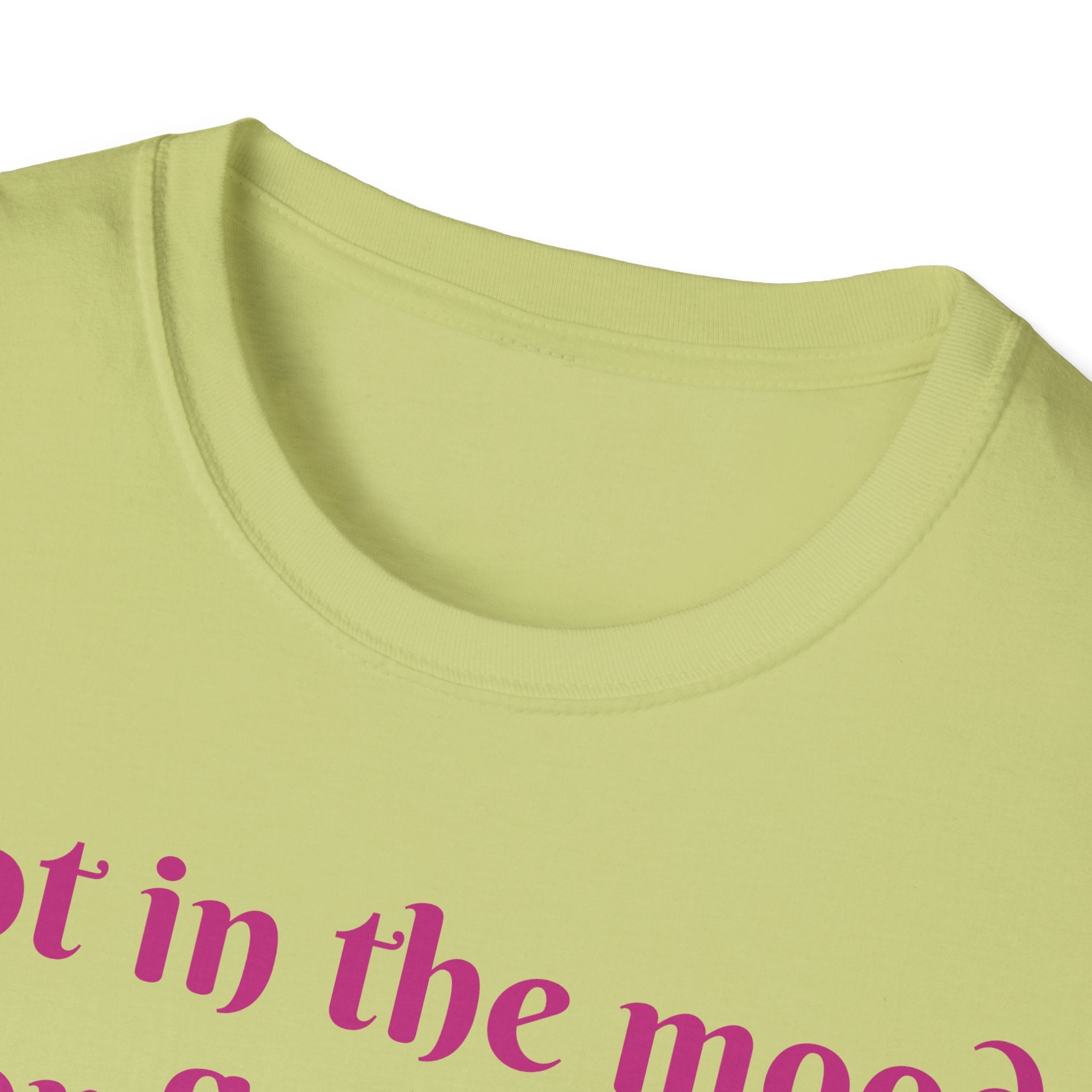 Not In The Mood For Fluffiness Let's Hop To It Bunny Unisex Softstyle T-Shirt