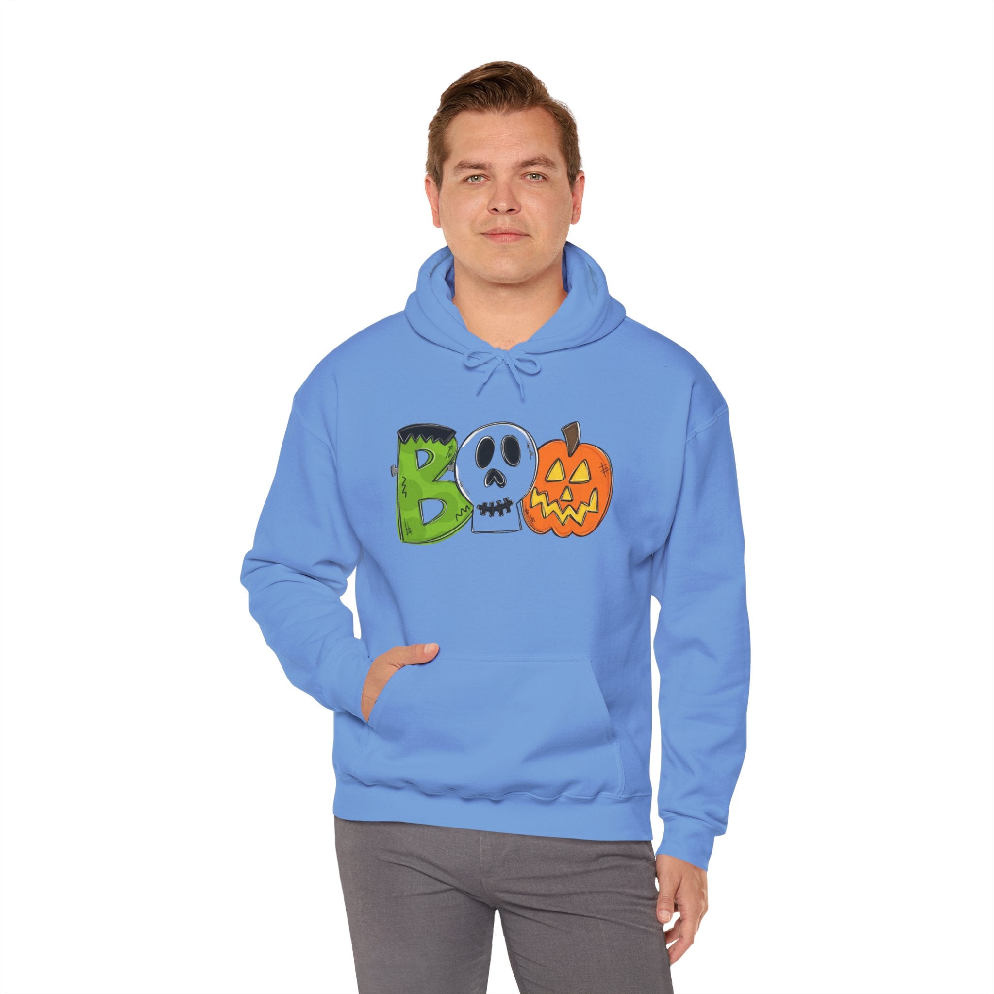 Halloween Boo Unisex Heavy Blend™ Hooded Sweatshirt