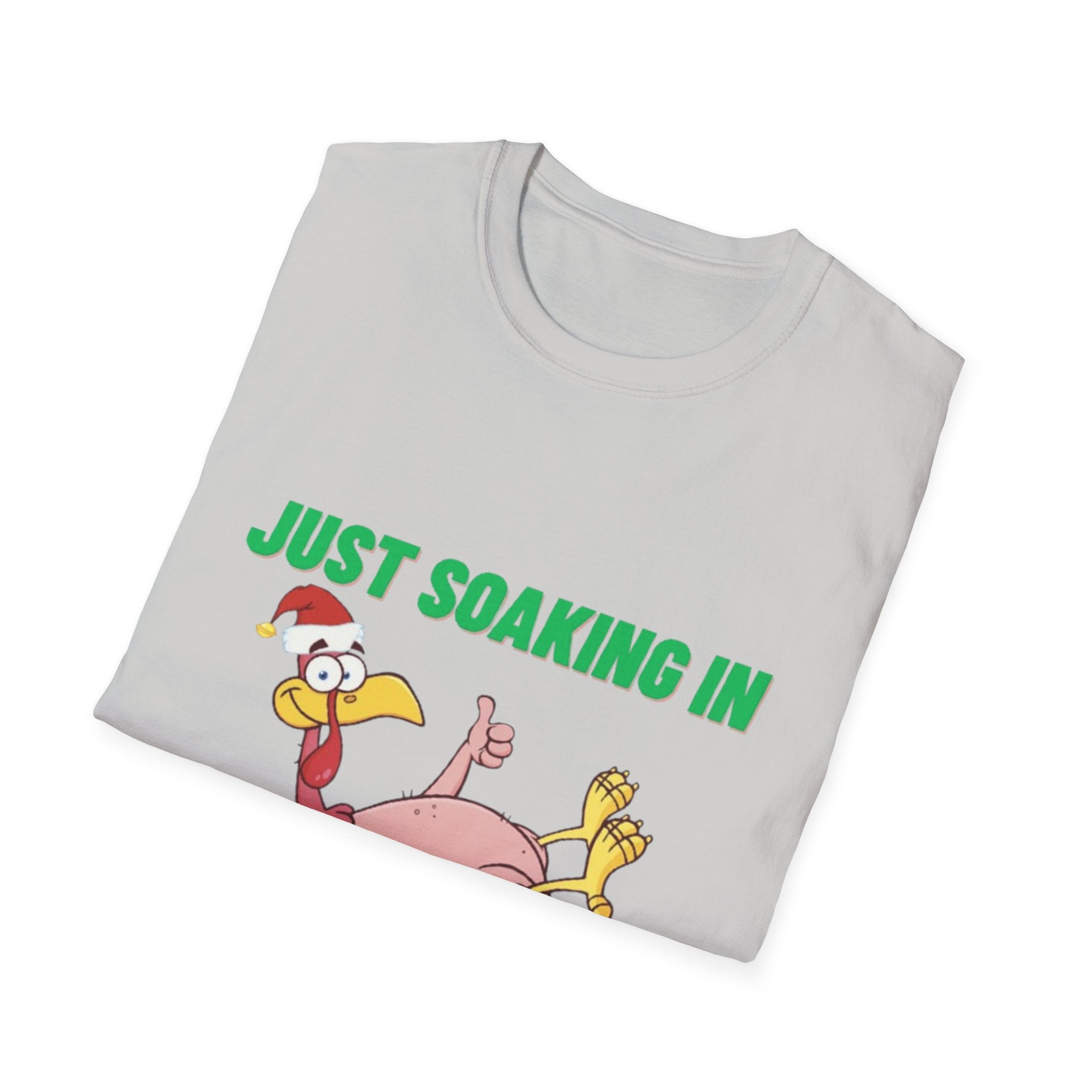 Just Soaking In The Holiday Spirit Unisex Softstyle T-Shirt