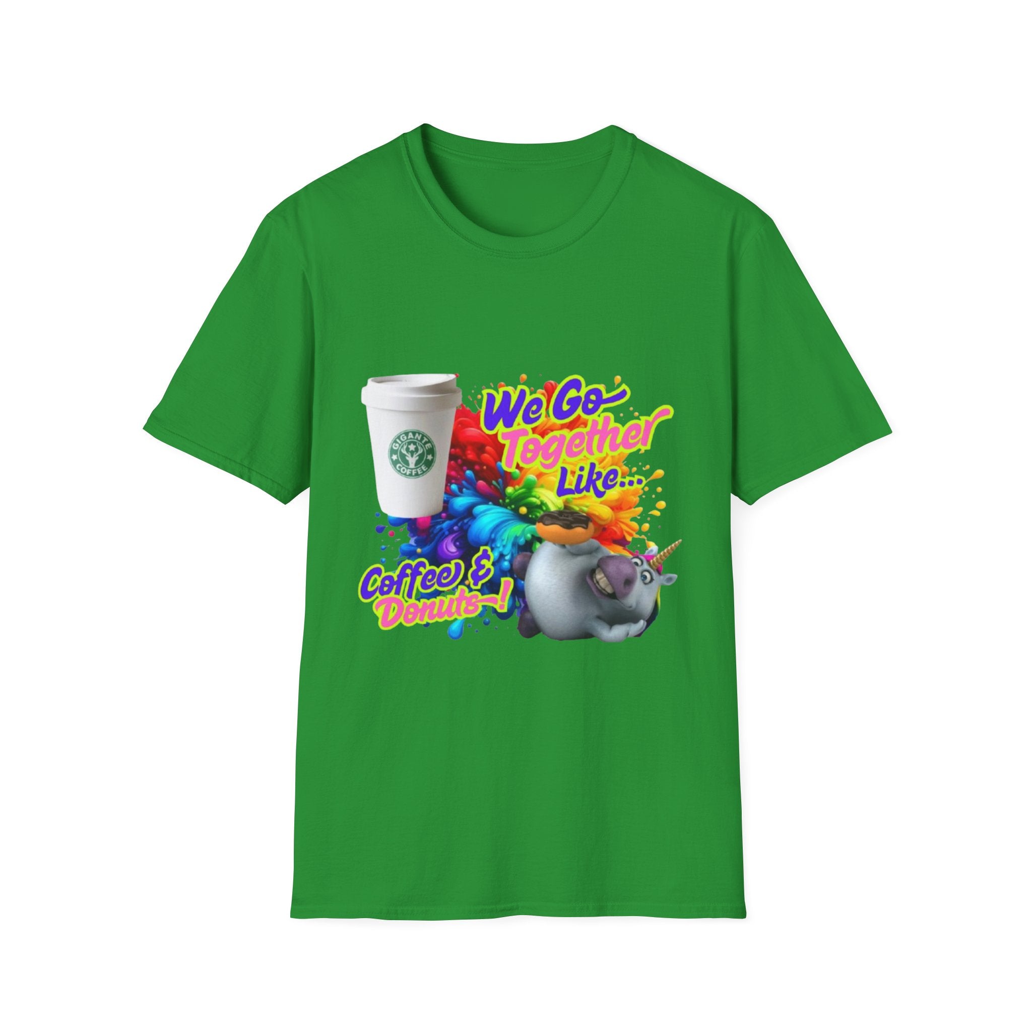 We Go Together Like Coffee & Donuts Unisex Softstyle T-Shirt
