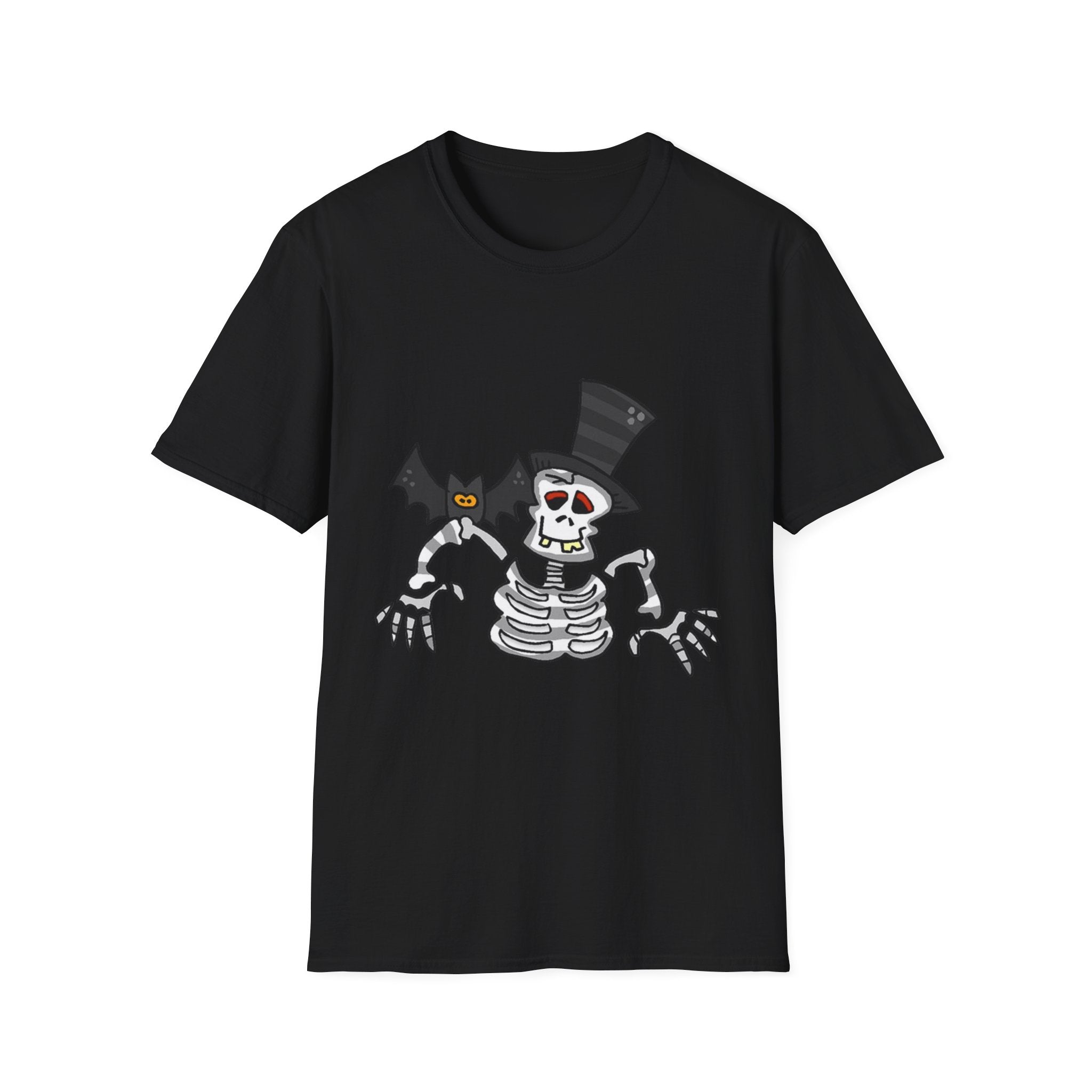 Halloween Skeleton Unisex Softstyle T-Shirt