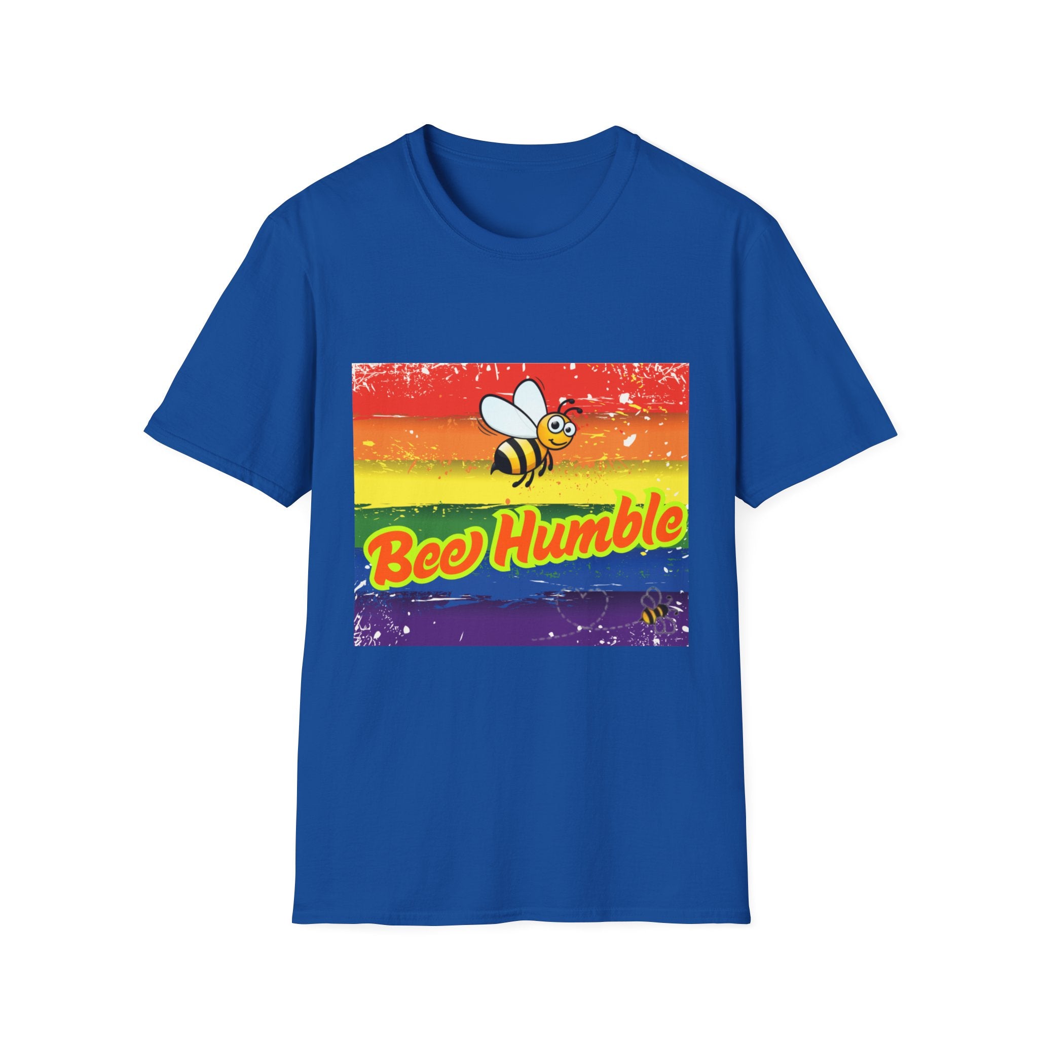 Bee Humble Rainbow Unisex Softstyle T-Shirt