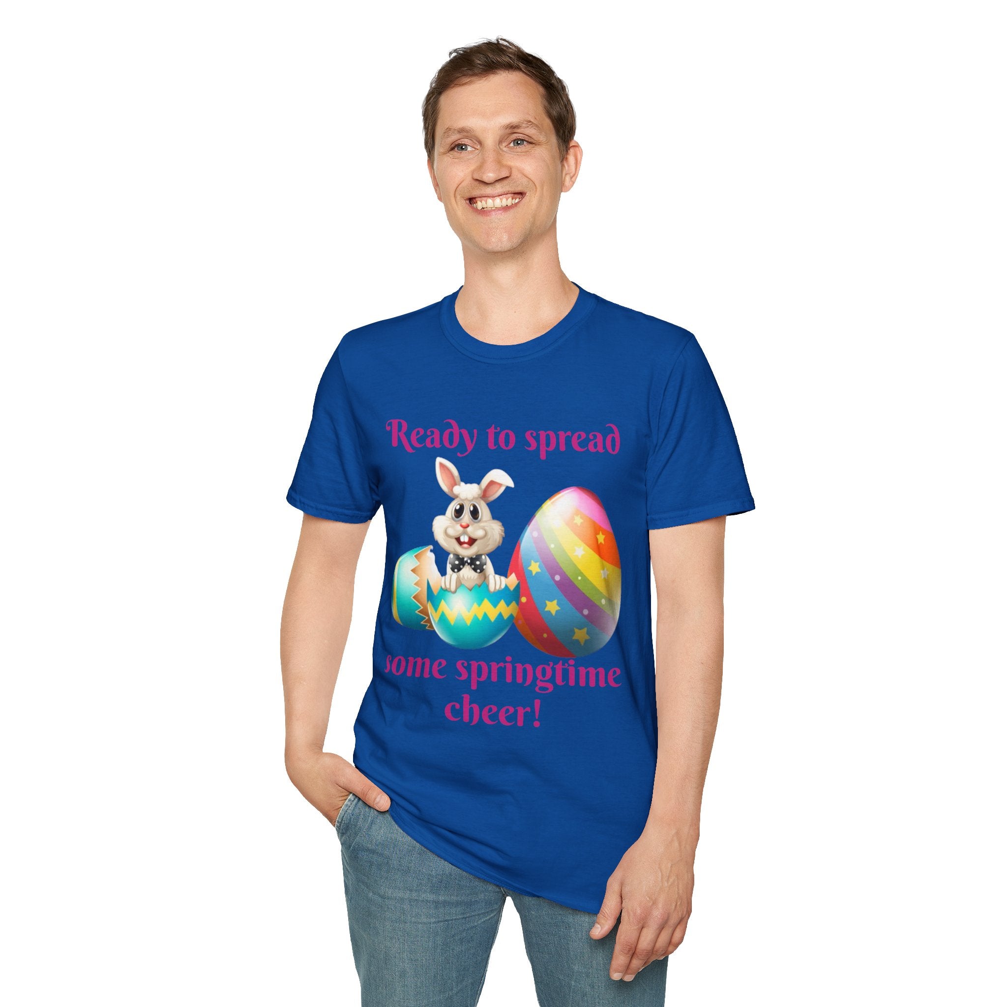 Ready To Spread Some Springtime Cheer Bunny Unisex Softstyle T-Shirt
