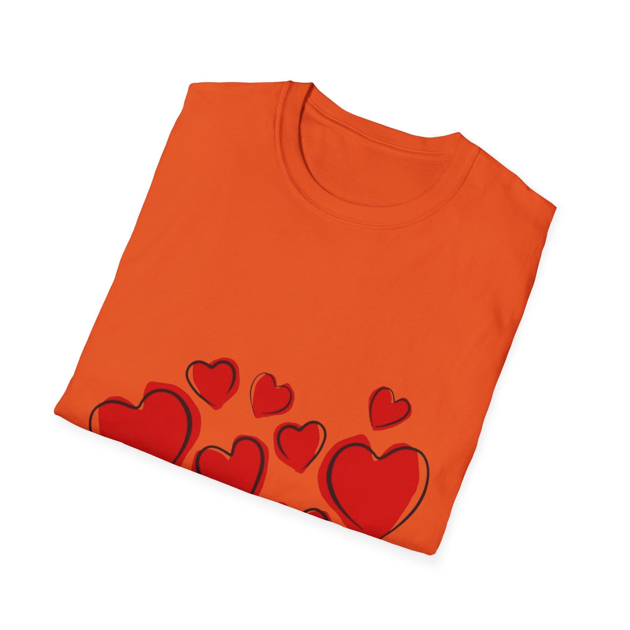 Valentine's Day Hearts Unisex Softstyle T-Shirt
