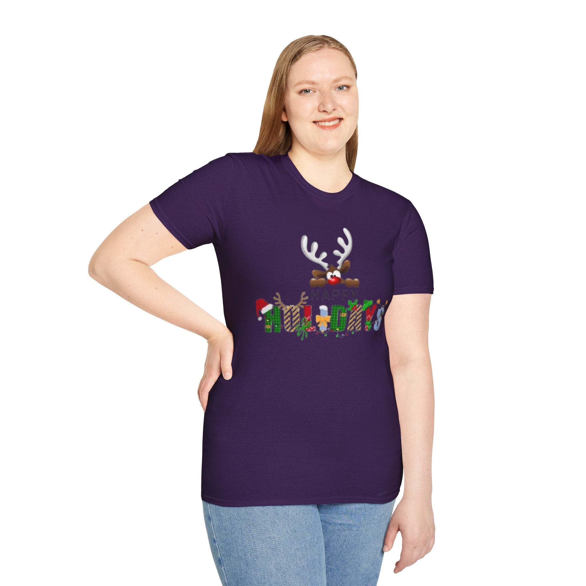 Happy Holidays Unisex Softstyle T-Shirt