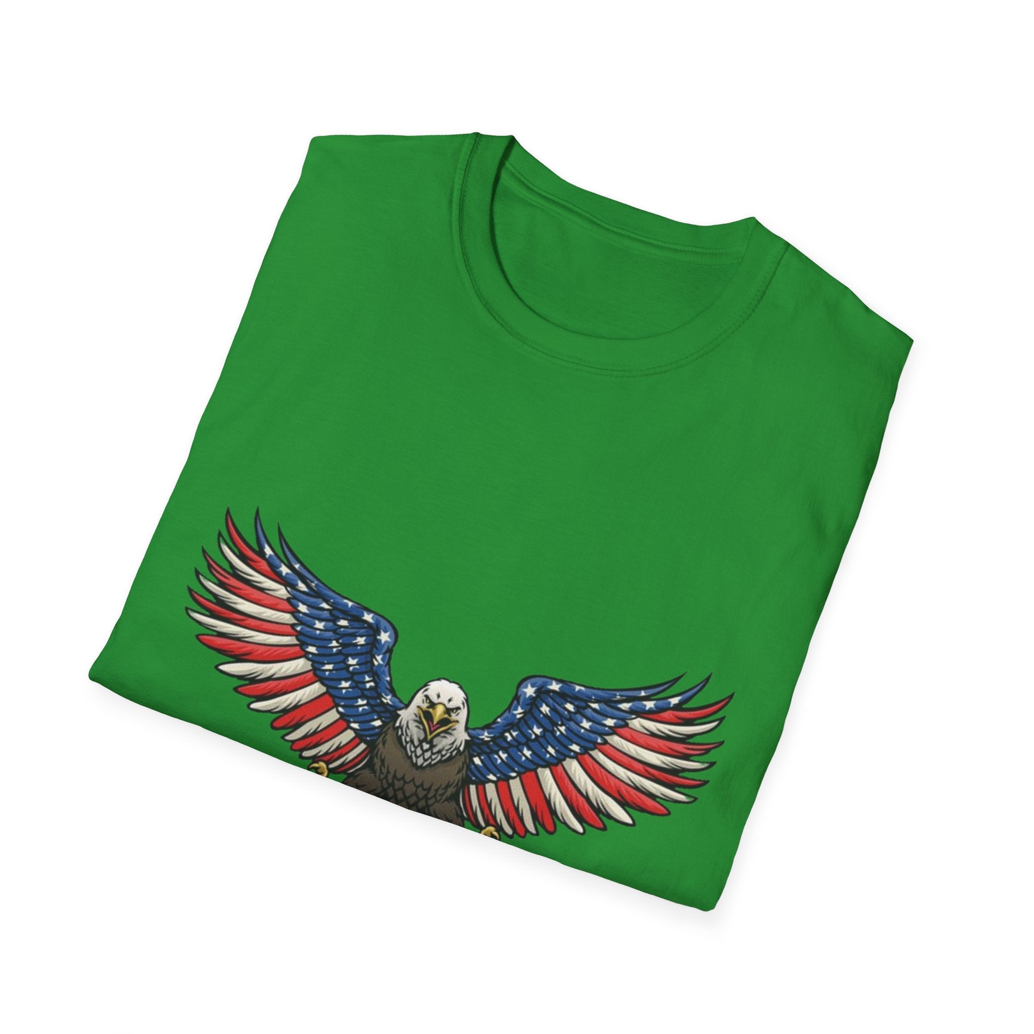 Patriotic Eagle Unisex Softstyle T-Shirt