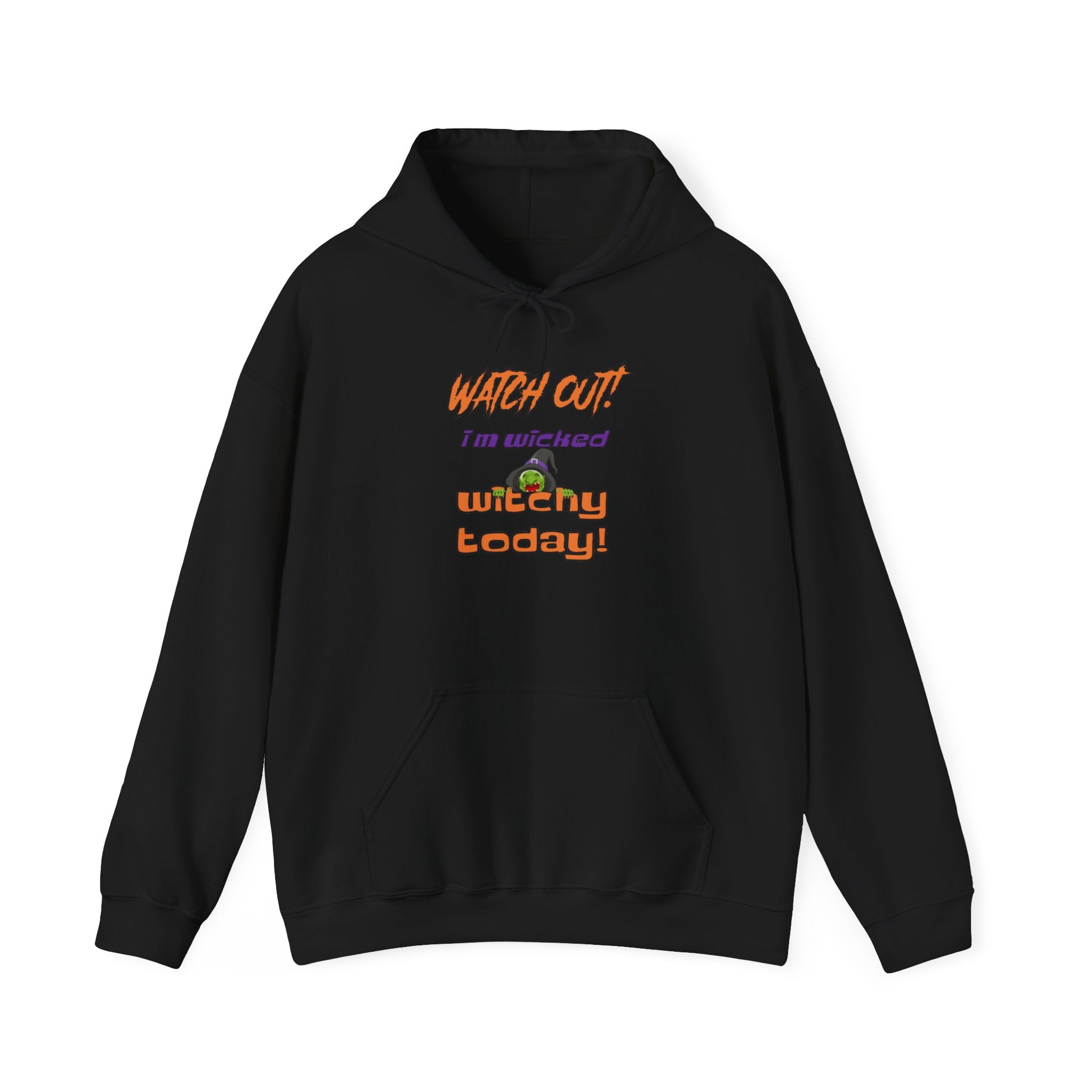 Watch Out I Am Wicked Witchy Today Unisex Heavy Blend Hooded Sweatshirt