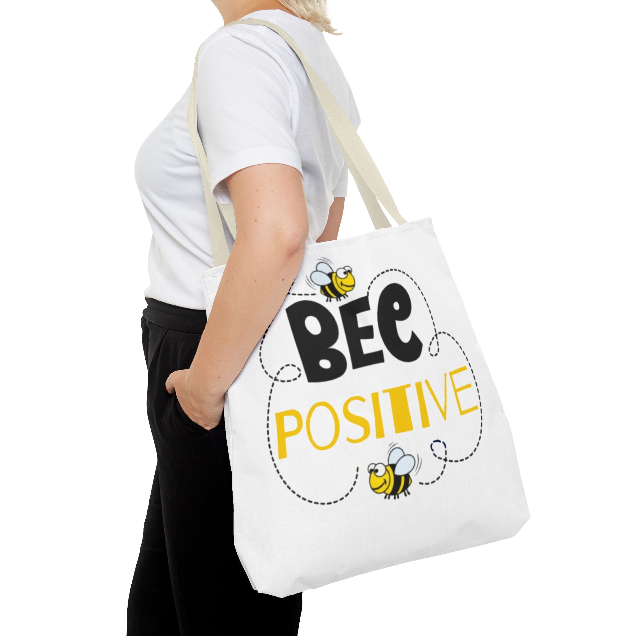 Bee Positive Eco-Friendly Tote Bag