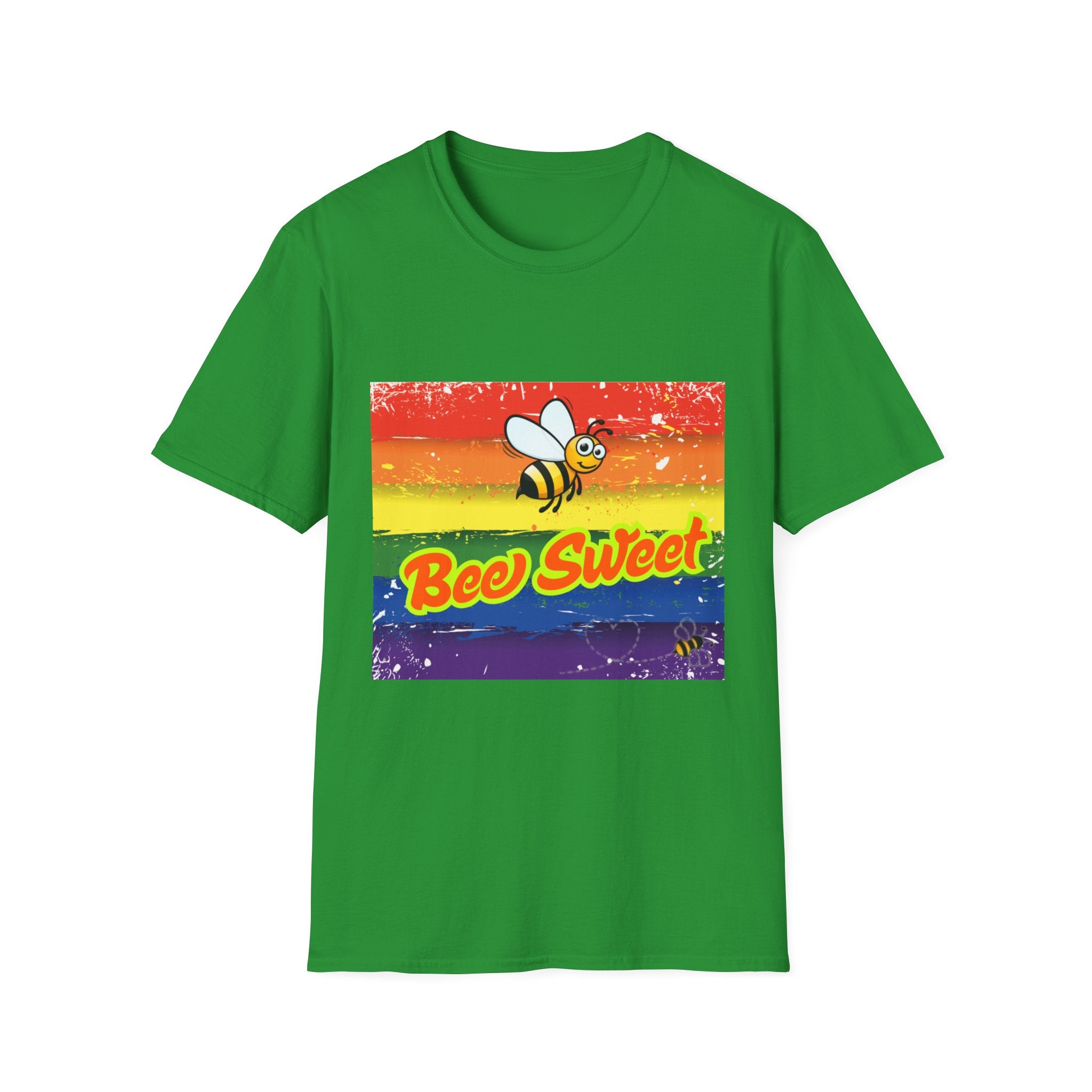 Bee Sweet Rainbow Unisex Softstyle T-Shirt