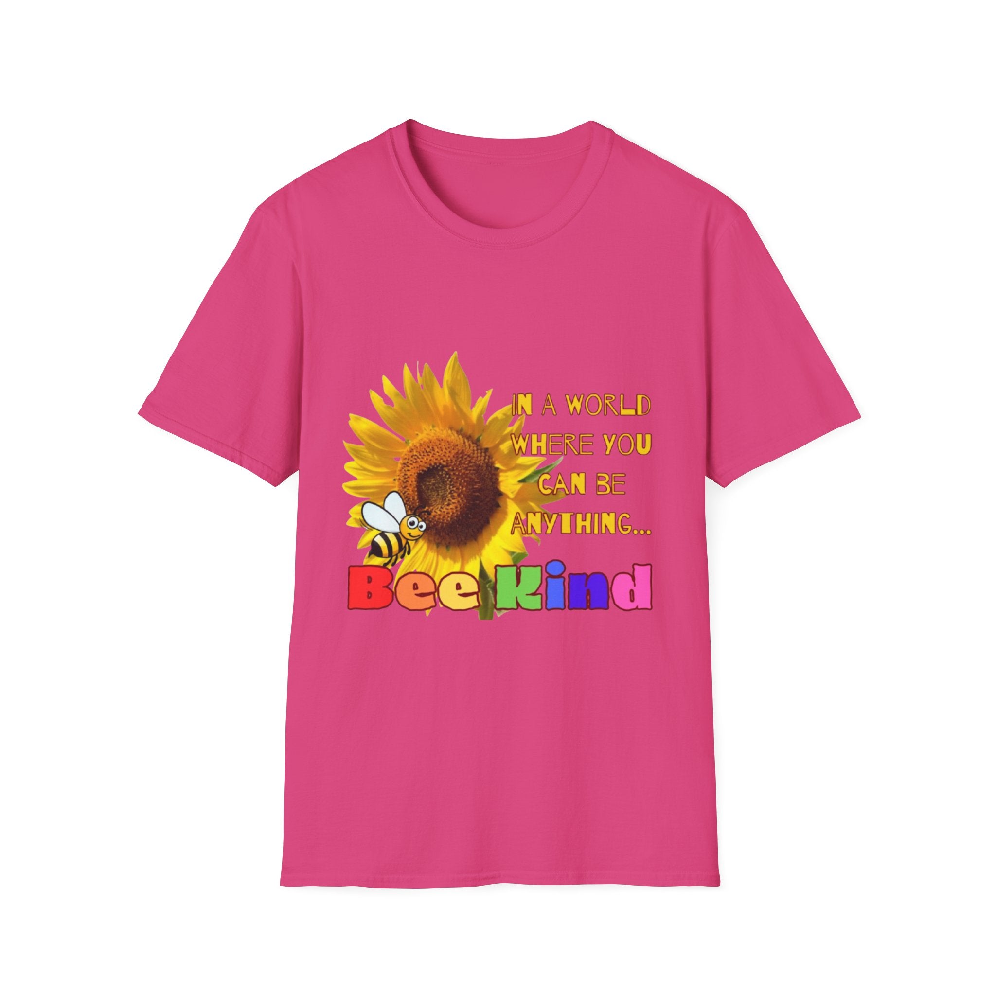 Bee Kind Sunflower Unisex Softstyle T-Shirt