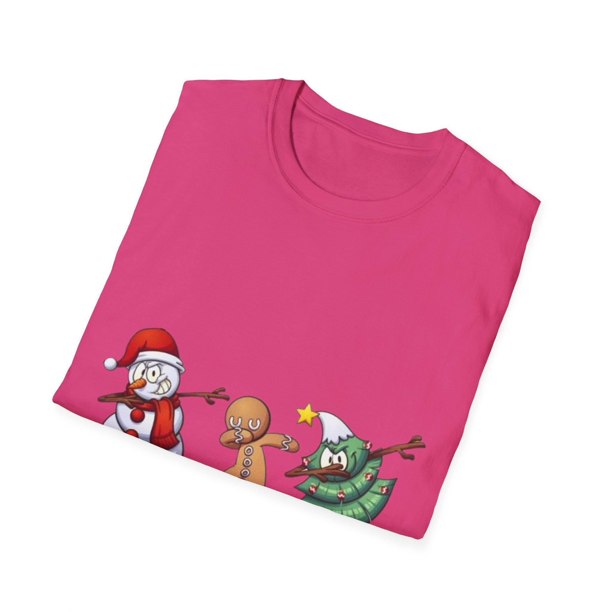 Christmas Dabbing Unisex Softstyle T-Shirt