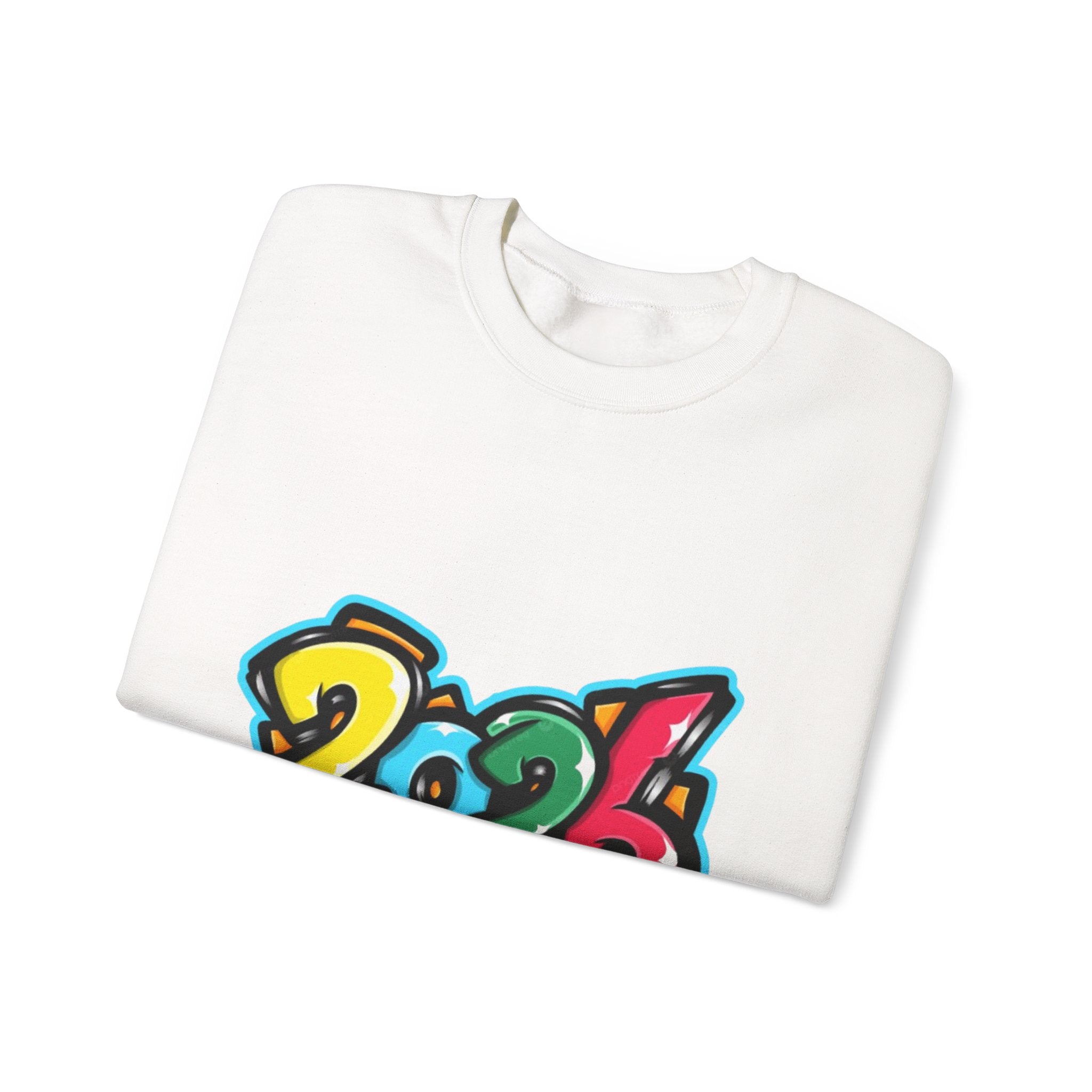 2026 Graffiti Style Unisex Heavy Blend™ Crewneck Sweatshirt