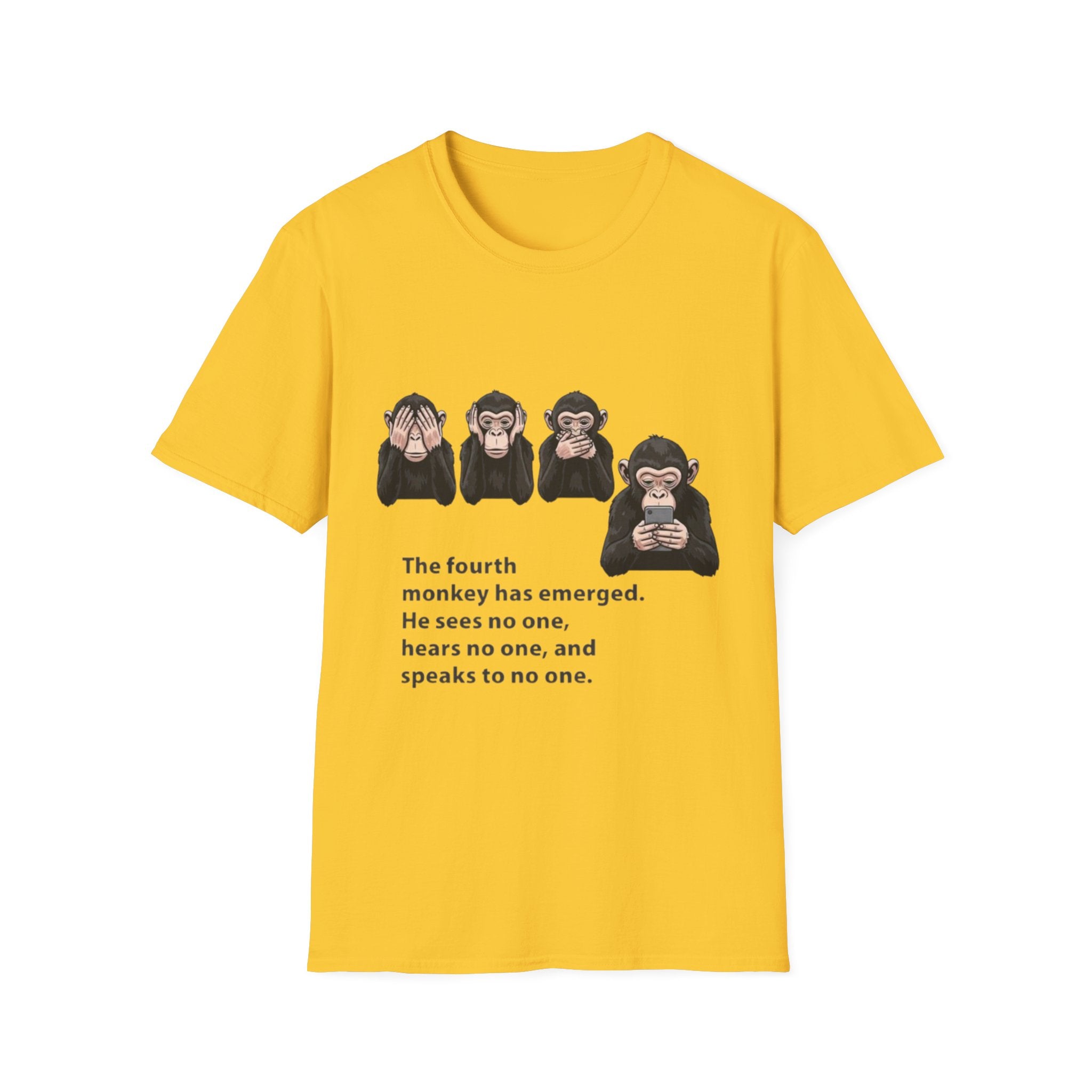 Four Monkeys Unisex Softstyle T-Shirt