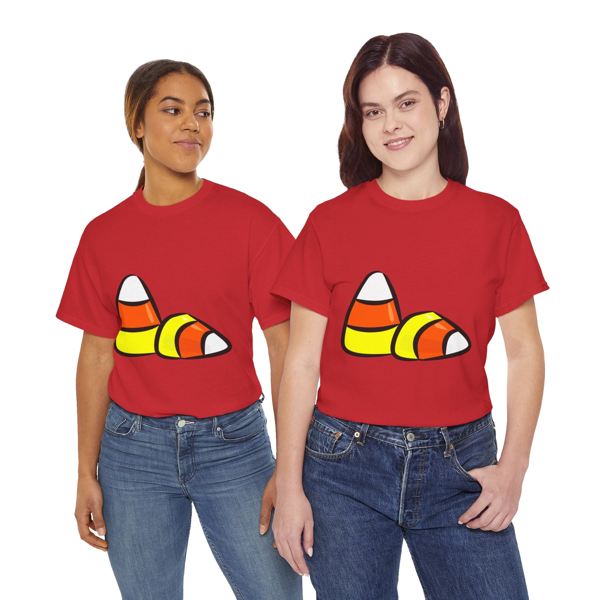 Halloween Candy Corn Unisex Heavy Cotton T-Shirt